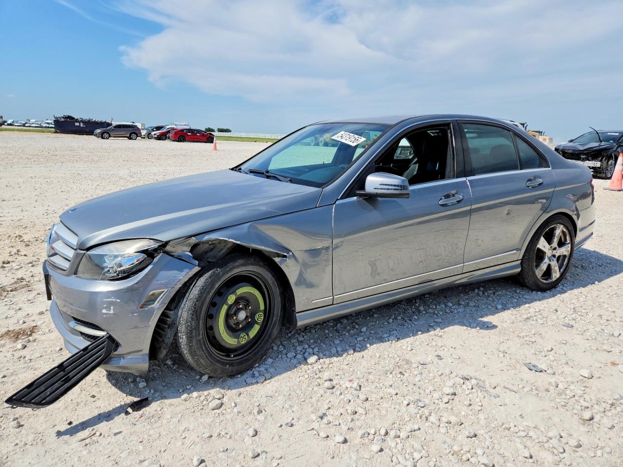 2011 Mercedes-benz C 300 Silver vin: WDDGF5EB1BA464759