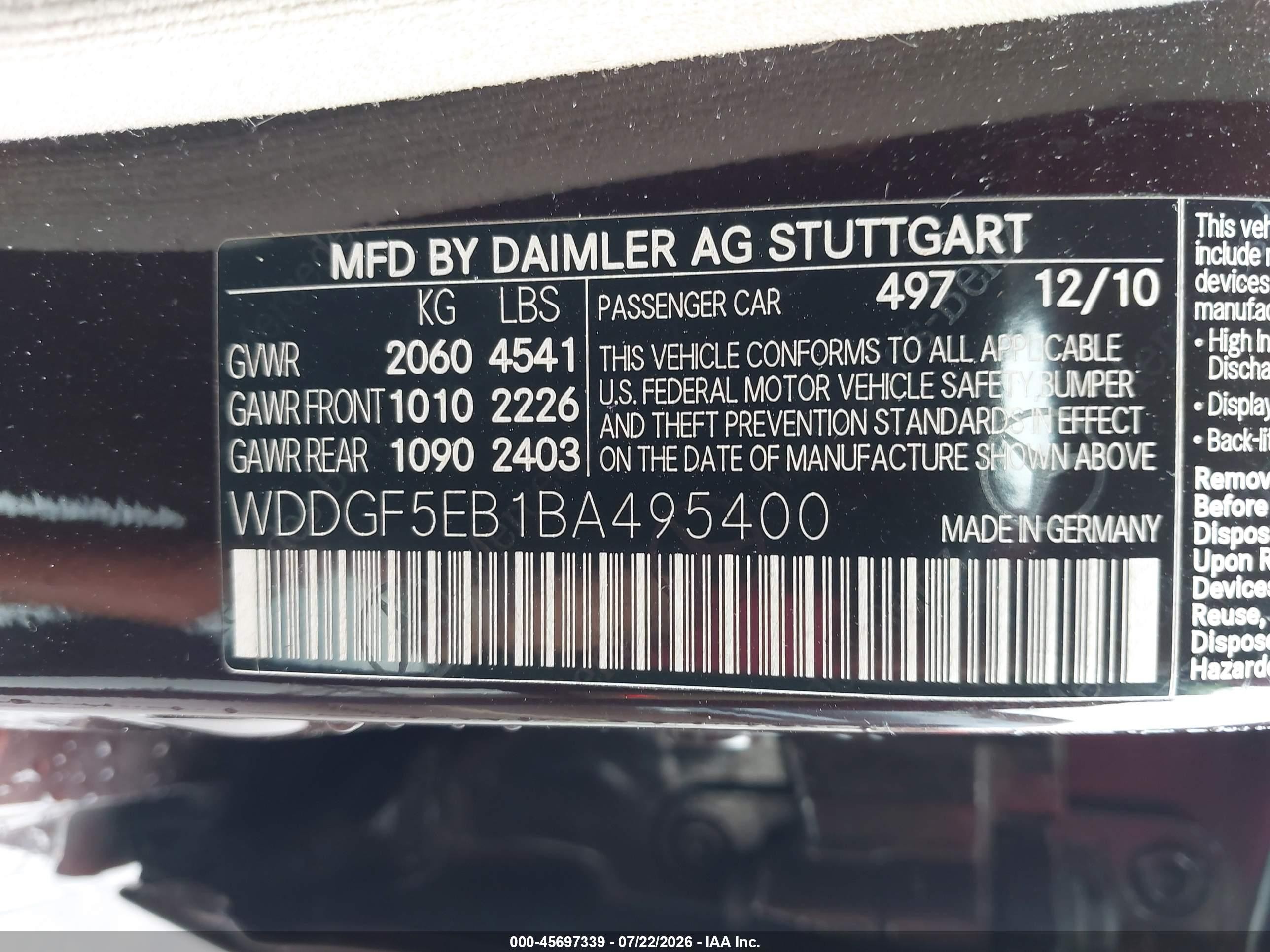 2011 Mercedes-benz C 300 Luxury/sport Коричневый vin: WDDGF5EB1BA495400