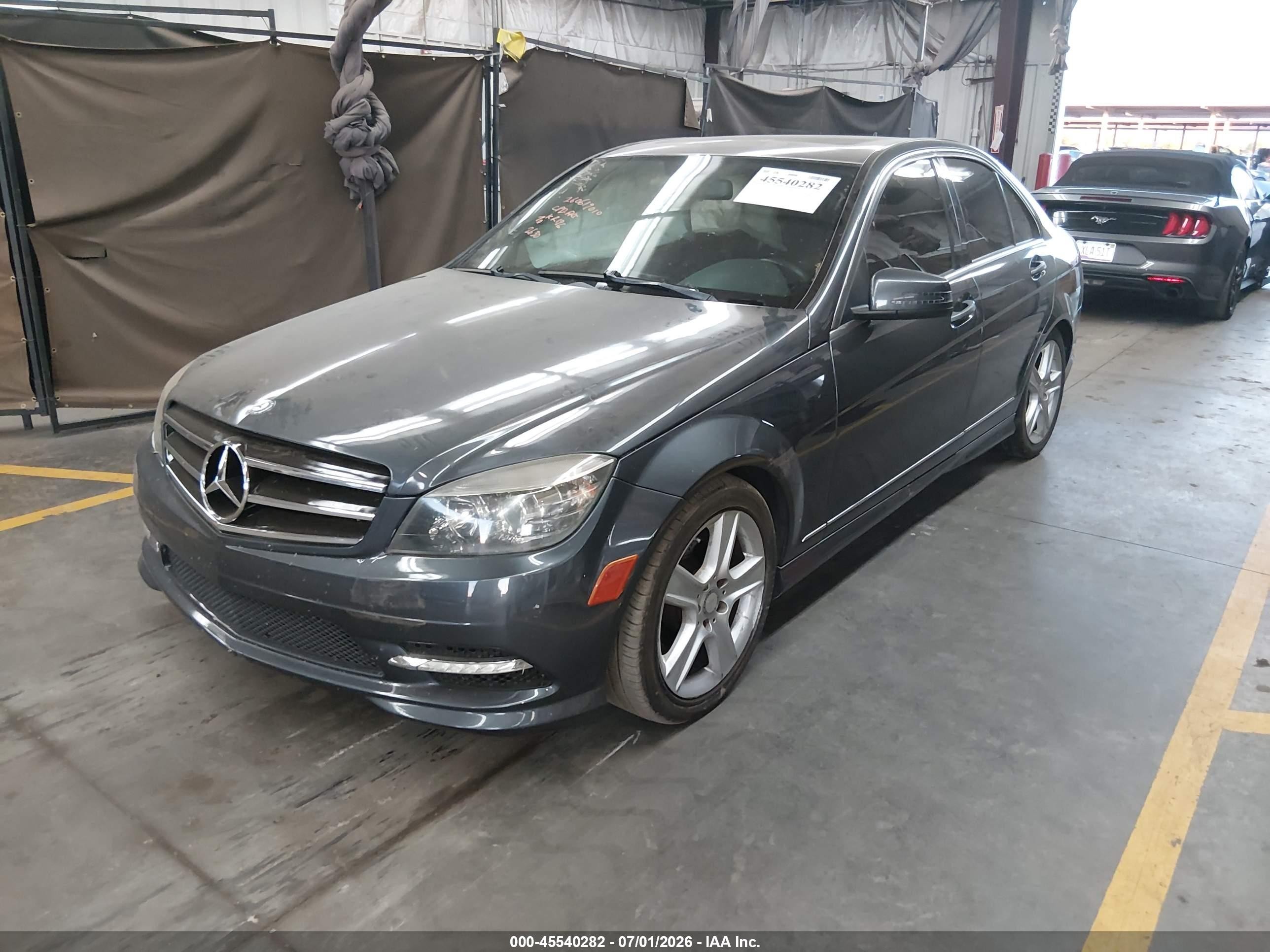 2011 Mercedes-benz C 300 Sport Gray vin: WDDGF5EB1BA522630