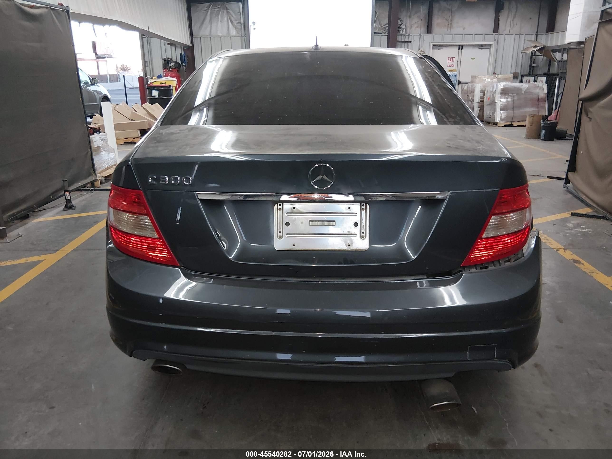 2011 Mercedes-benz C 300 Sport Gray vin: WDDGF5EB1BA522630