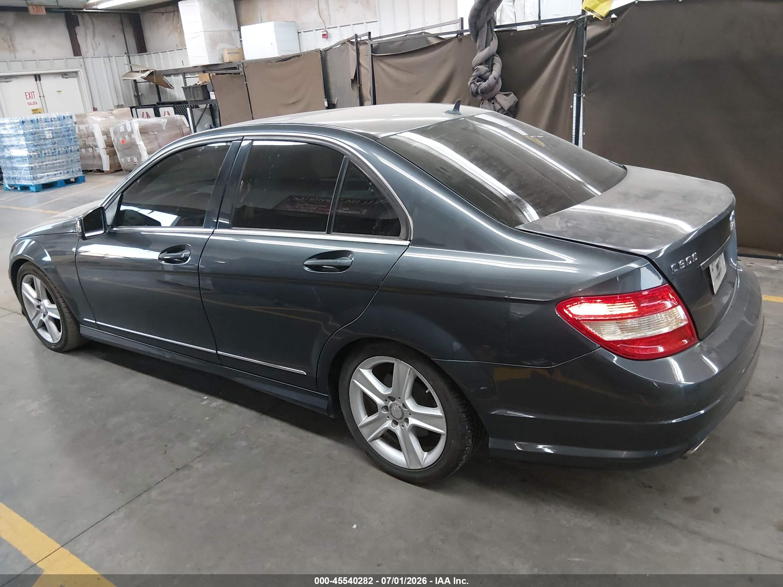 2011 Mercedes-benz C 300 Sport Gray vin: WDDGF5EB1BA522630