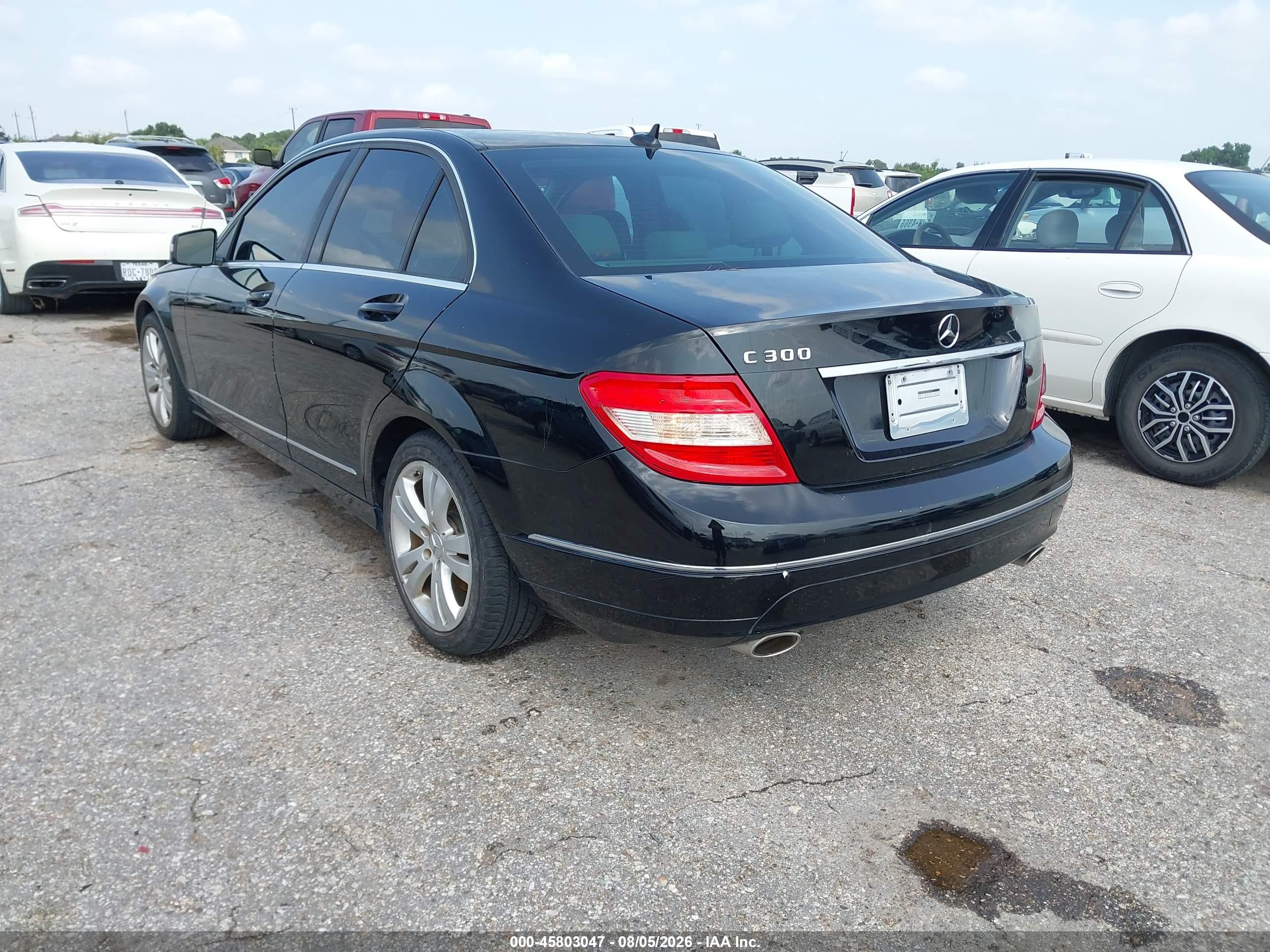2011 Mercedes-benz C 300 Luxury/sport Black vin: WDDGF5EB1BR140101