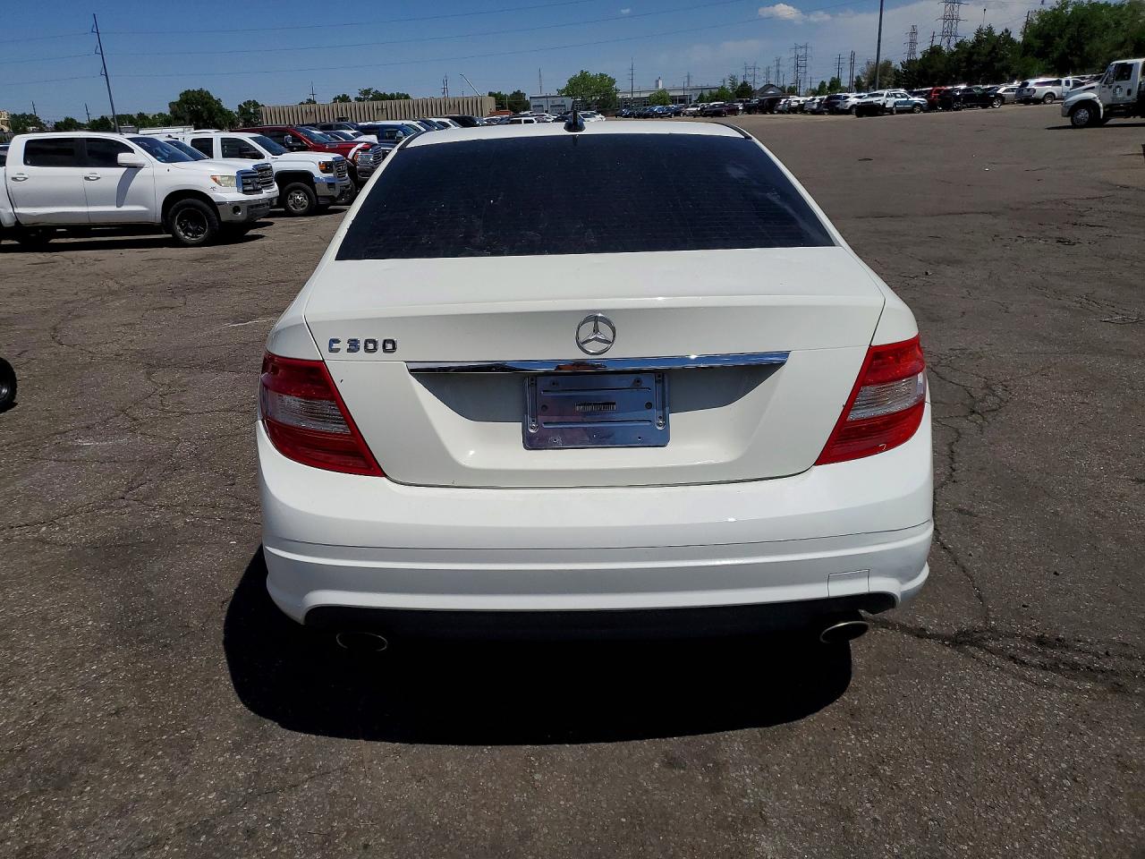 2010 Mercedes-benz C 300 Белый vin: WDDGF5EB2AF360721