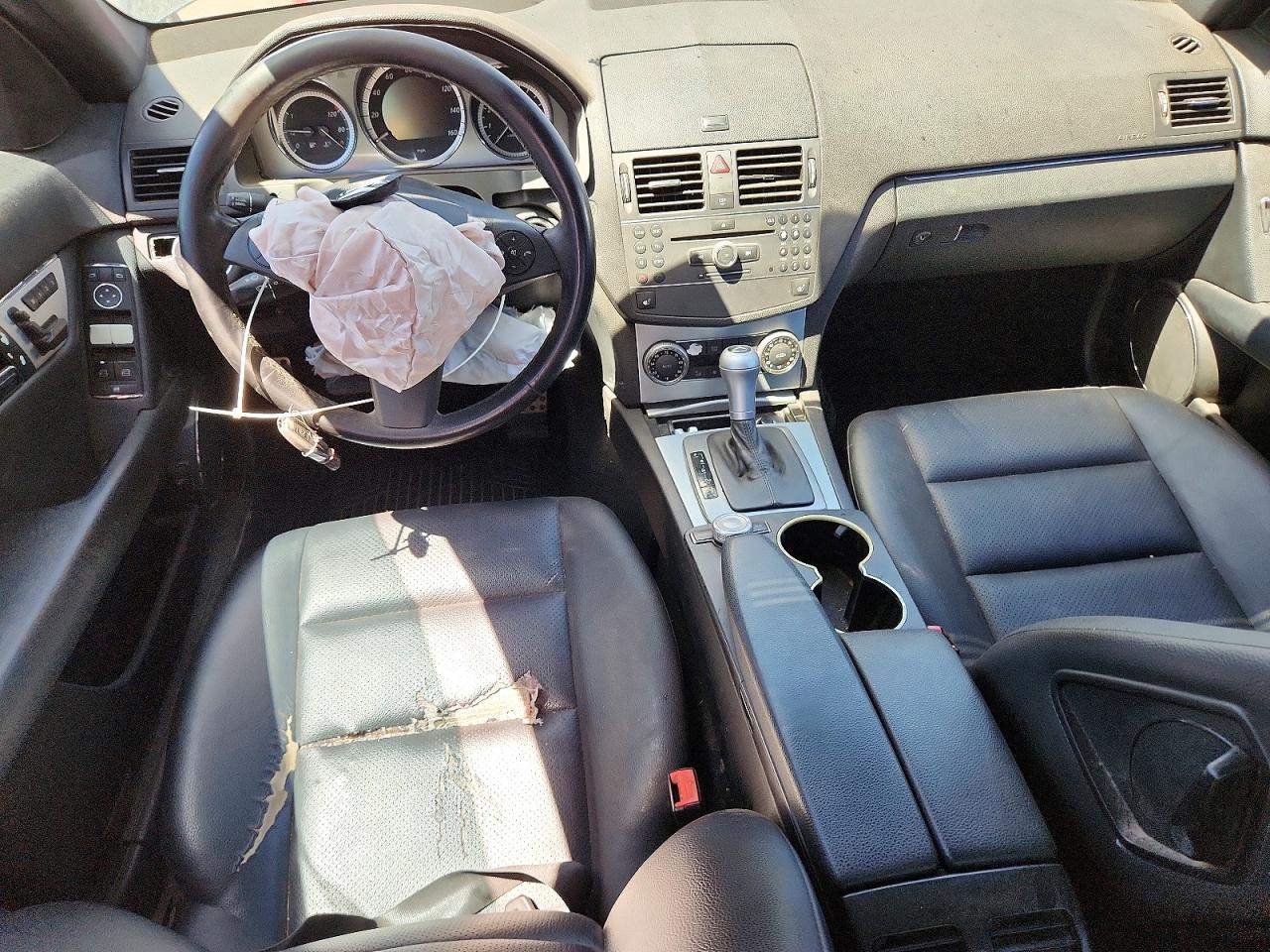 2010 Mercedes-benz C 300 Black vin: WDDGF5EB2AF363229