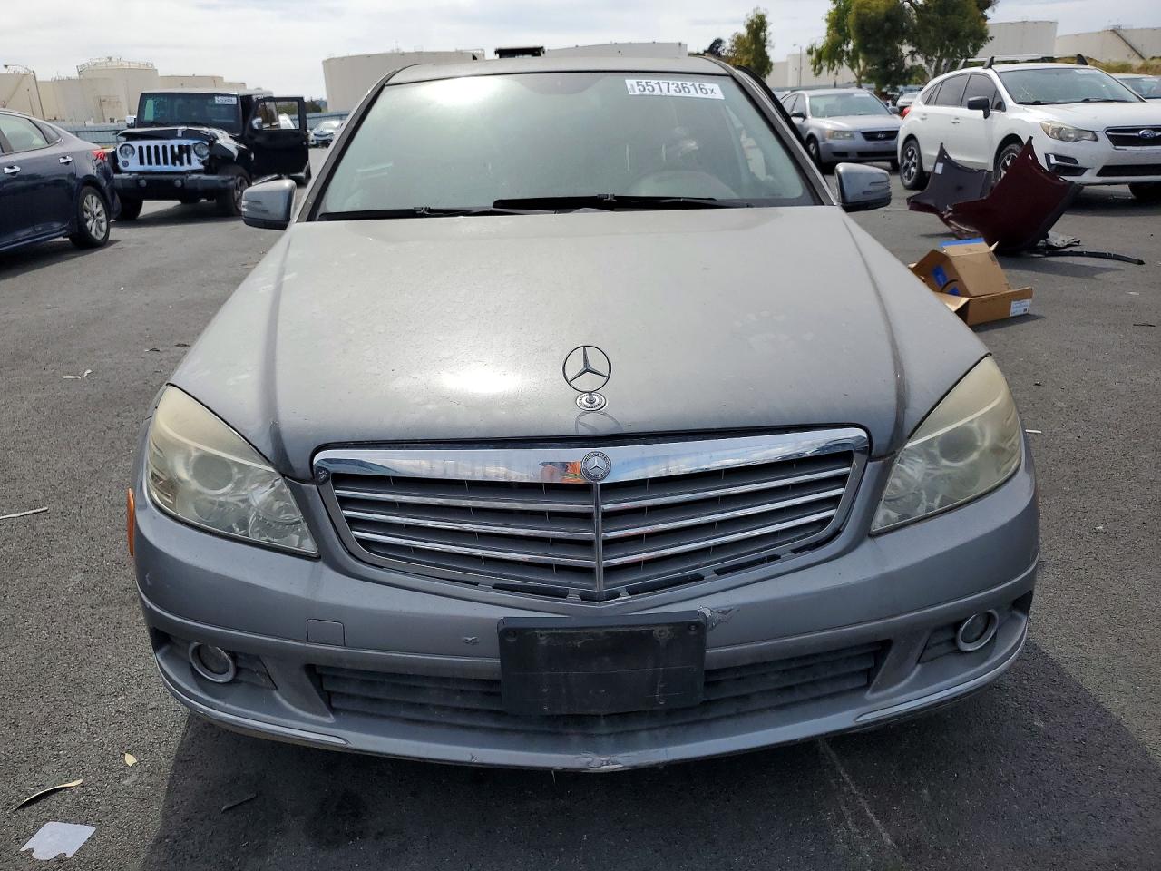2010 Mercedes-benz C 300 Silver vin: WDDGF5EB2AF436163