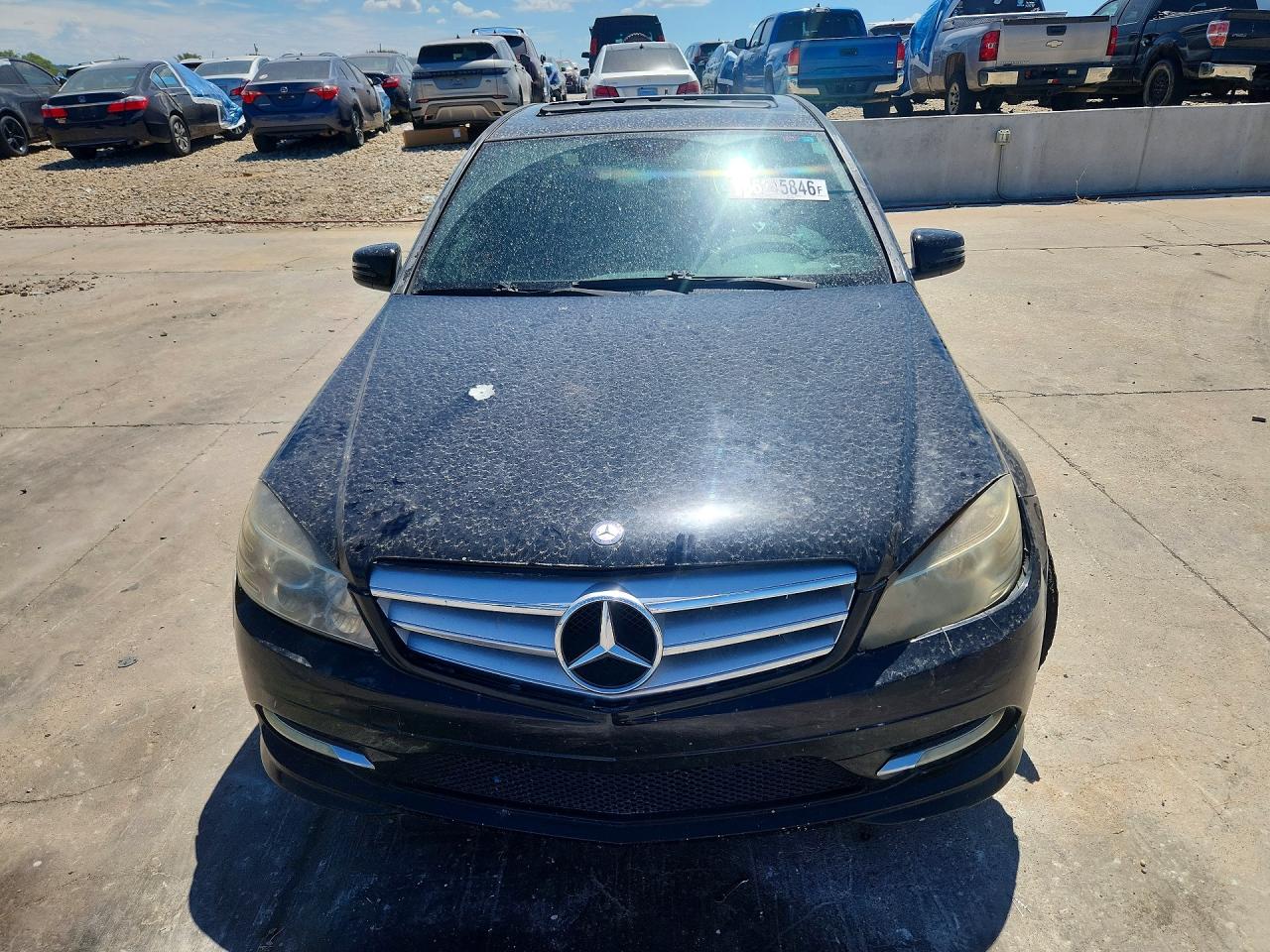 2010 Mercedes-benz C 300 Black vin: WDDGF5EB2AR096026