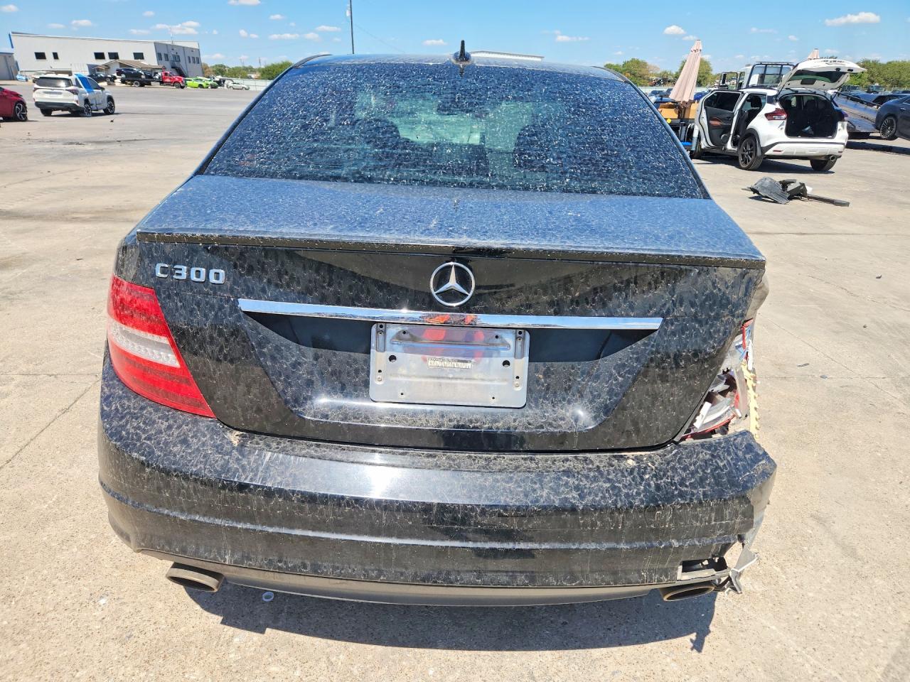 2010 Mercedes-benz C 300 Black vin: WDDGF5EB2AR096026