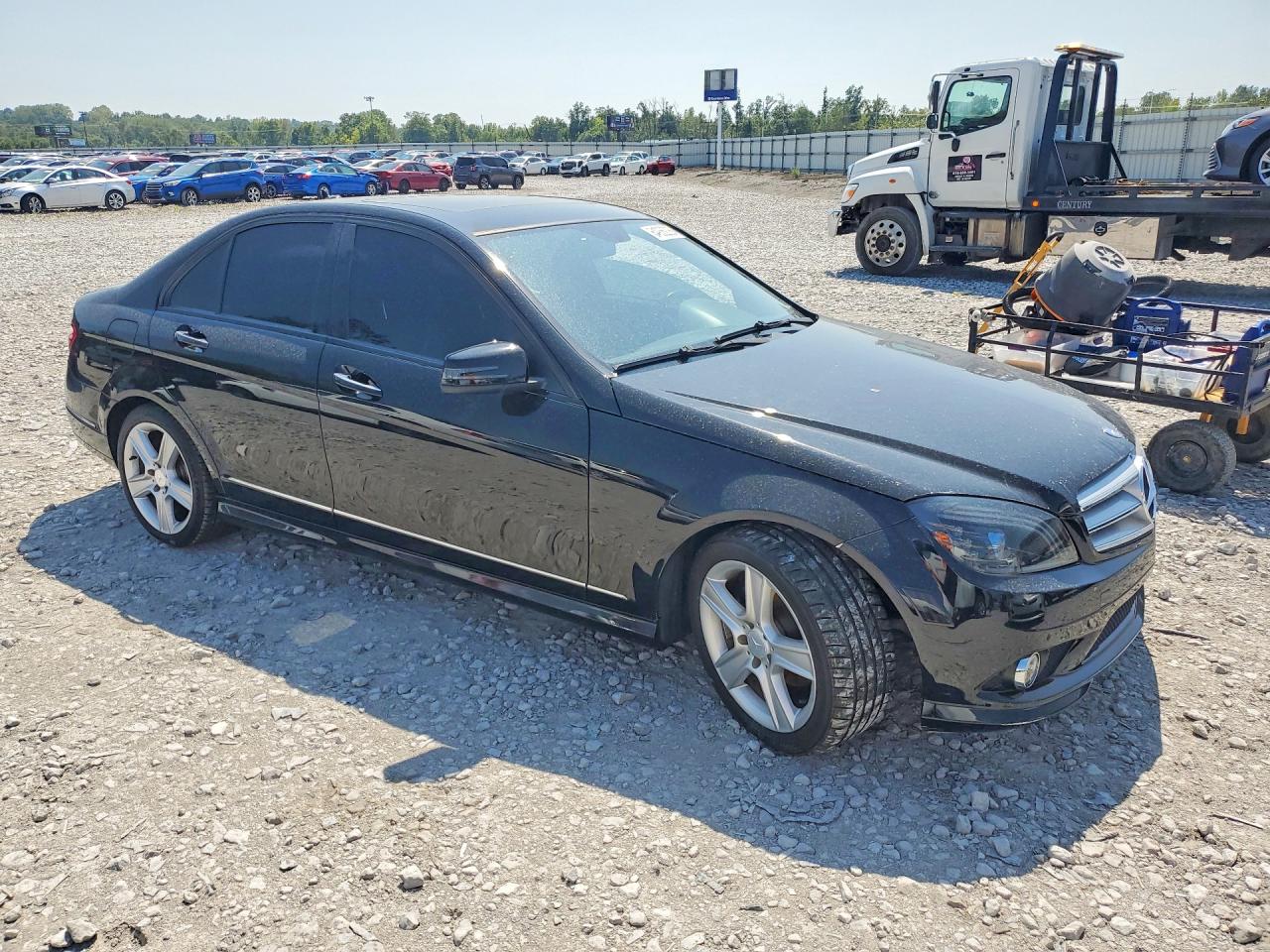 2010 Mercedes-benz C 300 Black vin: WDDGF5EB2AR104139