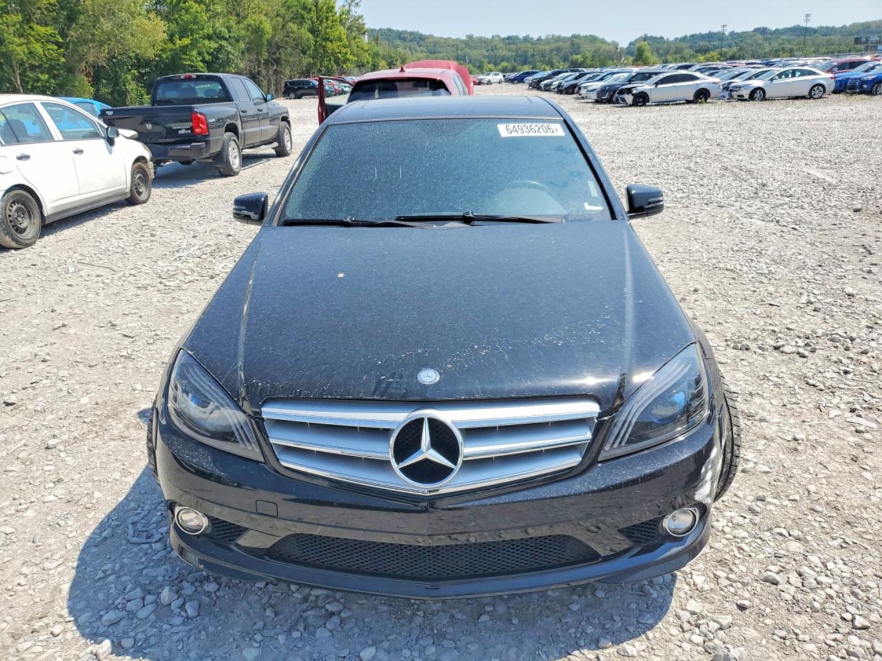 2010 Mercedes-benz C 300 Black vin: WDDGF5EB2AR104139