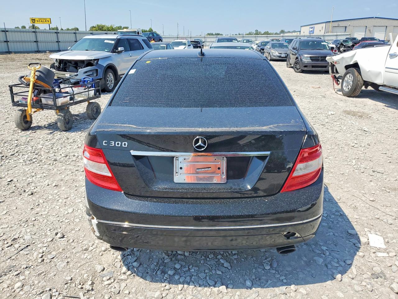2010 Mercedes-benz C 300 Black vin: WDDGF5EB2AR104139