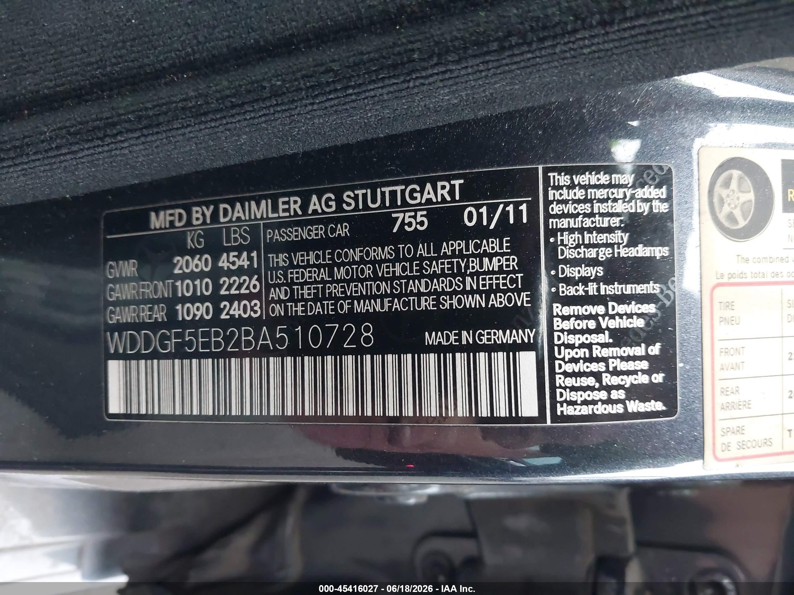 2011 Mercedes-benz C 300 Luxury/sport Gray vin: WDDGF5EB2BA510728