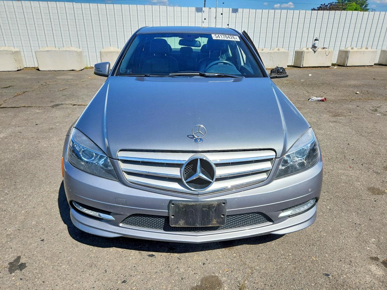 2011 Mercedes-benz C 300 Silver vin: WDDGF5EB2BA514746