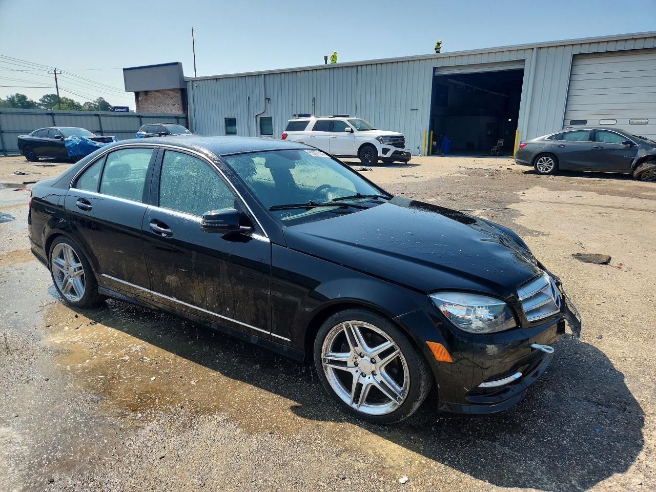 2011 Mercedes-benz C 300 Черный vin: WDDGF5EB2BA522054