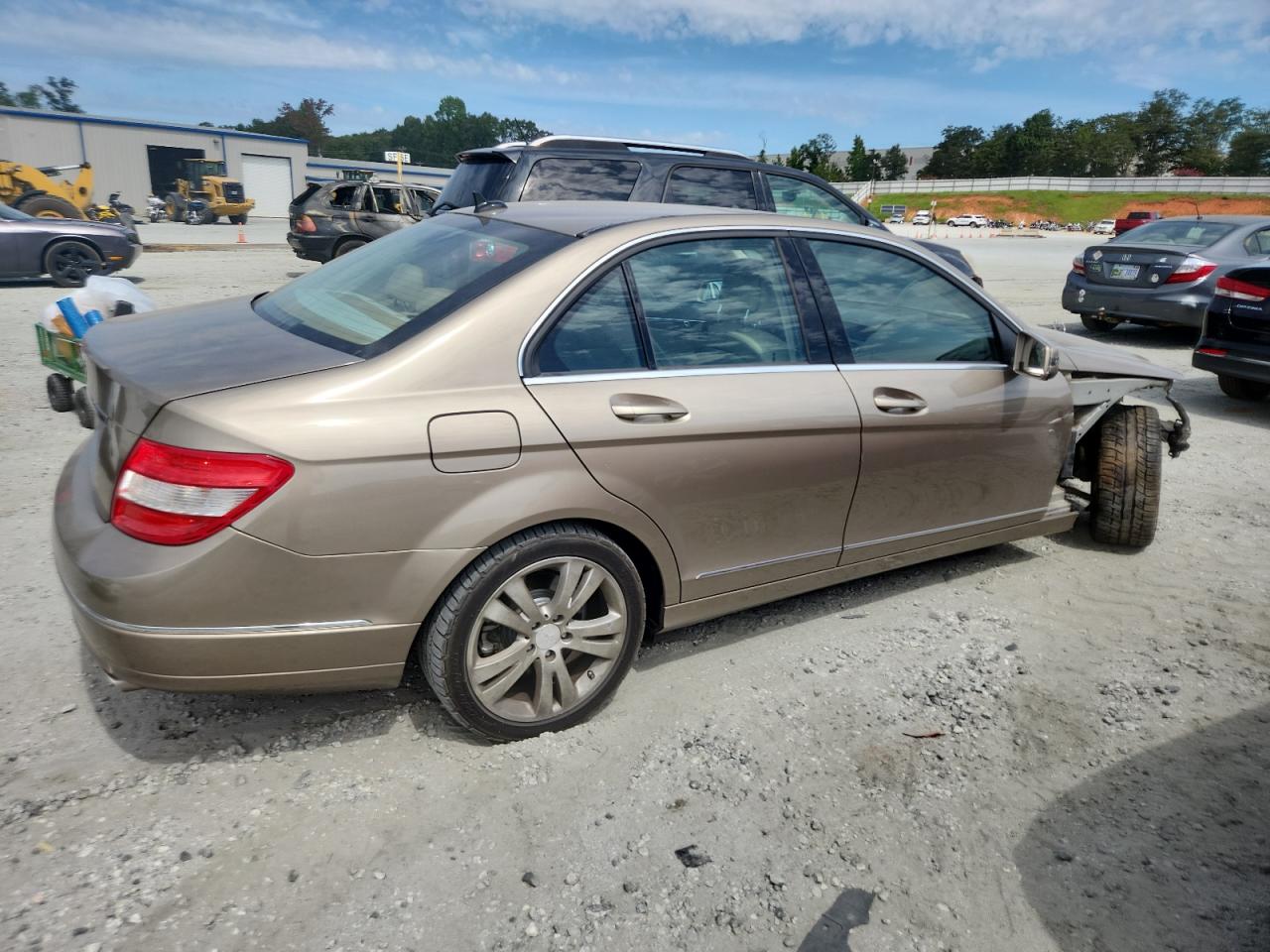 2011 Mercedes-benz C 300 Tan vin: WDDGF5EB2BA522541
