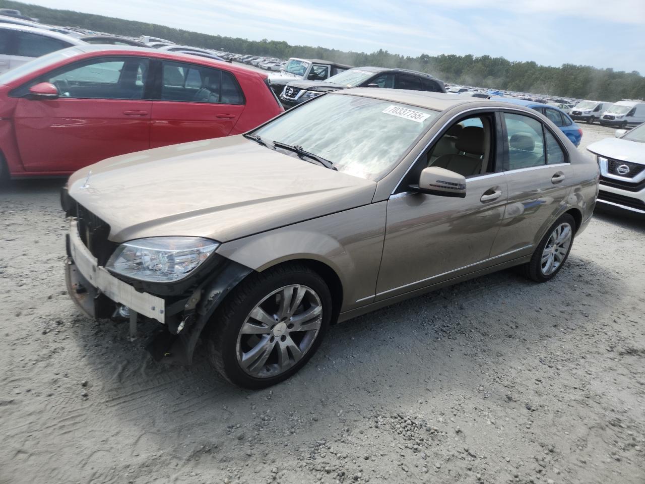 2011 Mercedes-benz C 300 Tan vin: WDDGF5EB2BA522541
