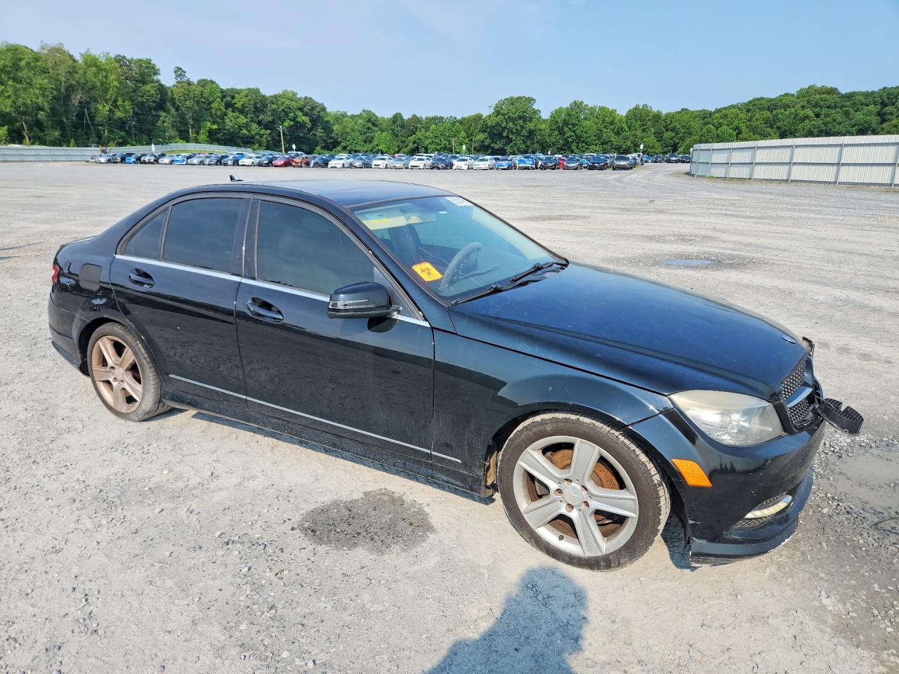 2011 Mercedes-benz C 300 Black vin: WDDGF5EB2BF638762
