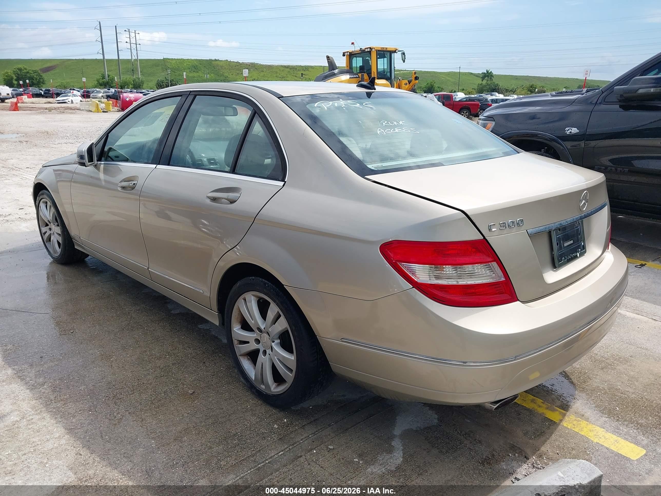 2010 Mercedes-benz C 300 Luxury Tan vin: WDDGF5EB3AF416715