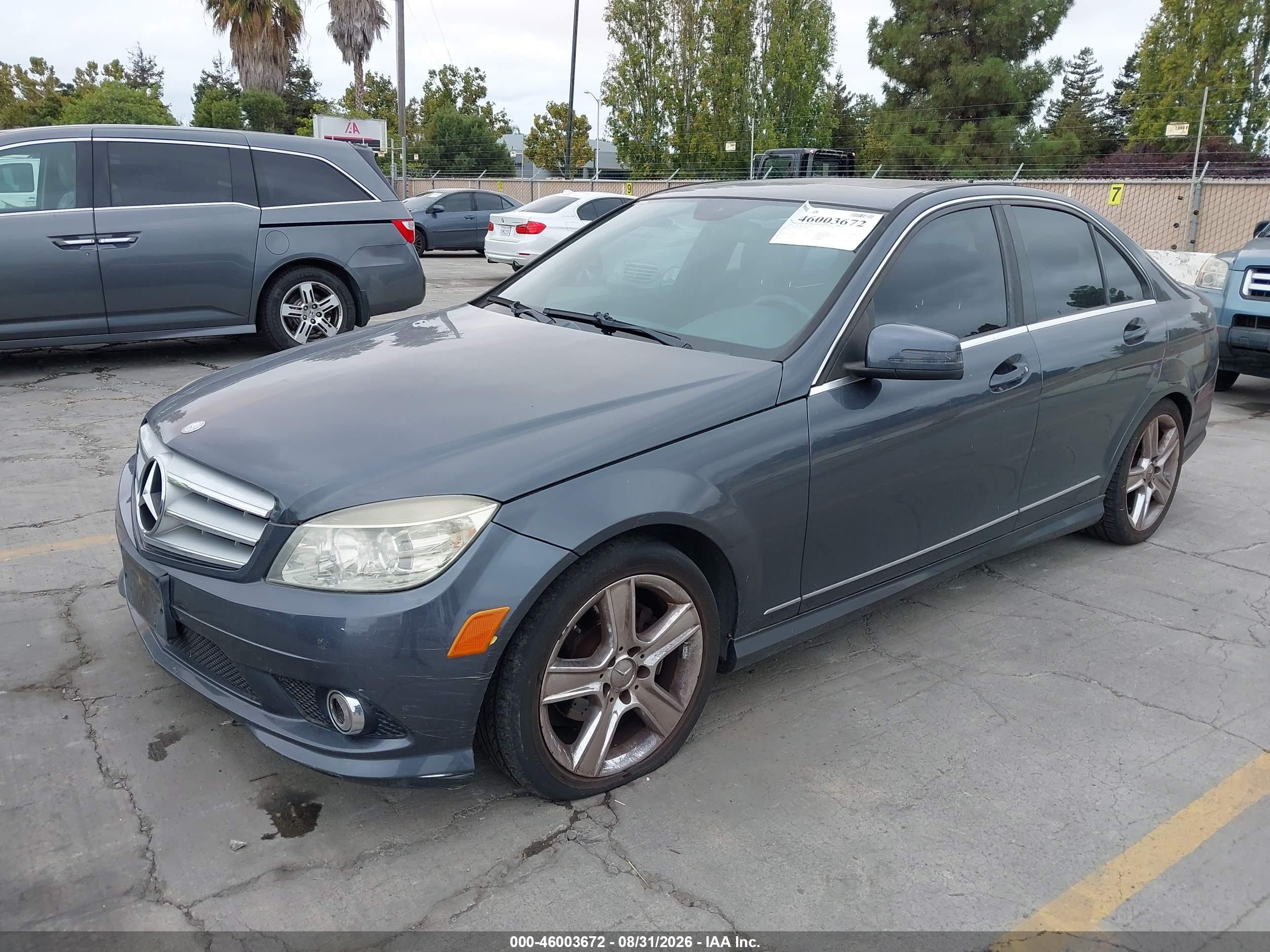 2010 Mercedes-benz C 300 Luxury/sport Gray vin: WDDGF5EB3AR092955