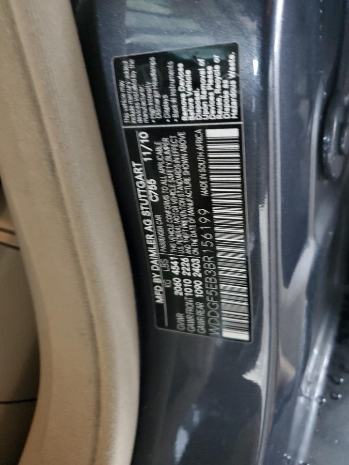 2011 Mercedes-benz C 300 Серый vin: WDDGF5EB3BR156199
