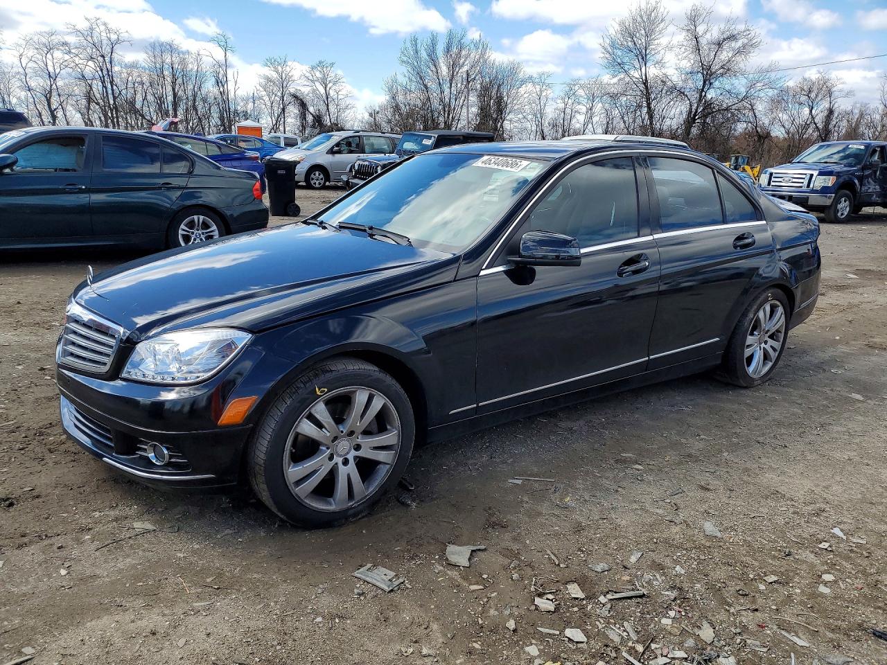 2011 Mercedes-benz C 300 Черный vin: WDDGF5EB3BR158454