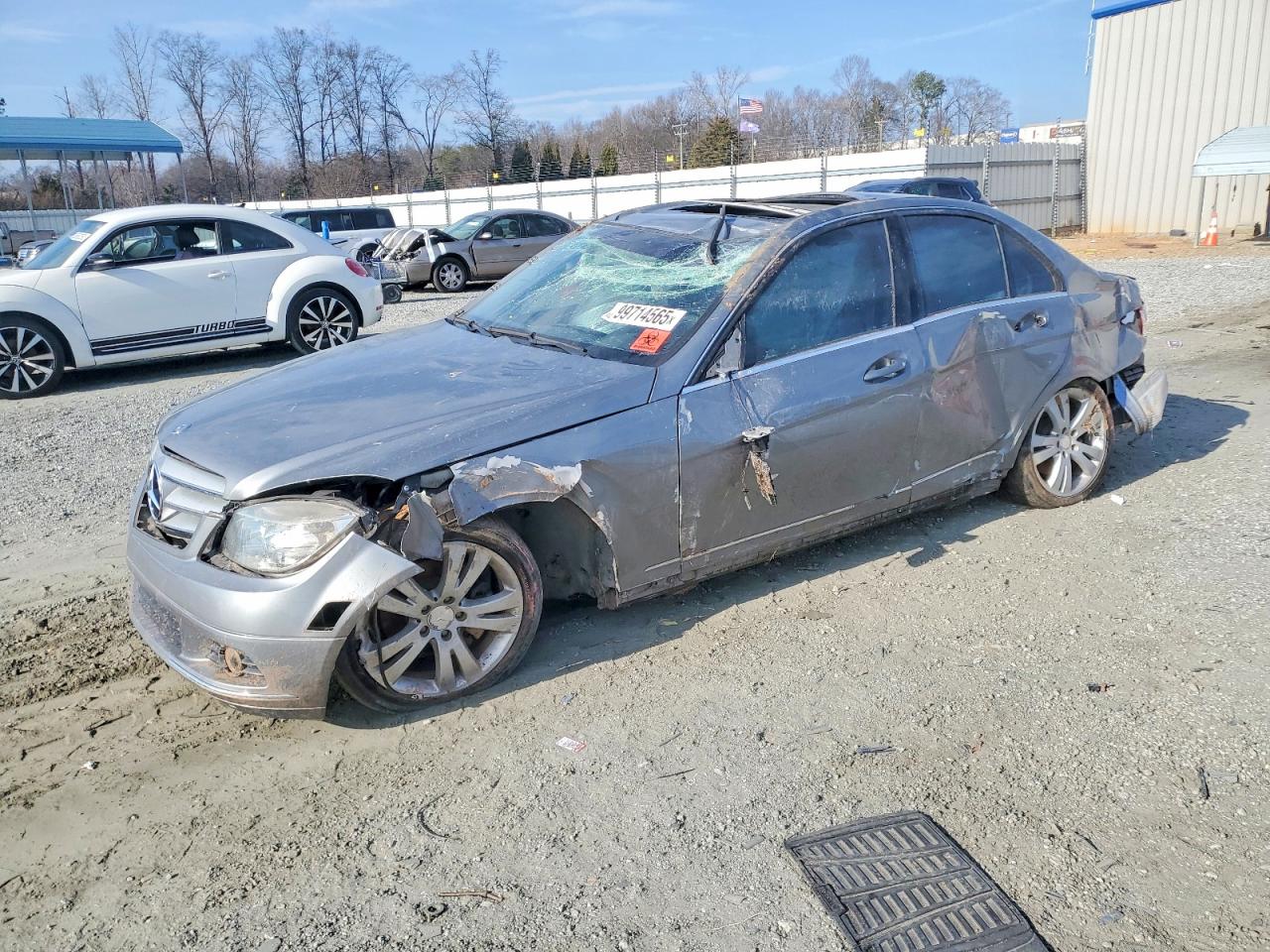 2011 Mercedes-benz C 300 Серебряный vin: WDDGF5EB3BR181216