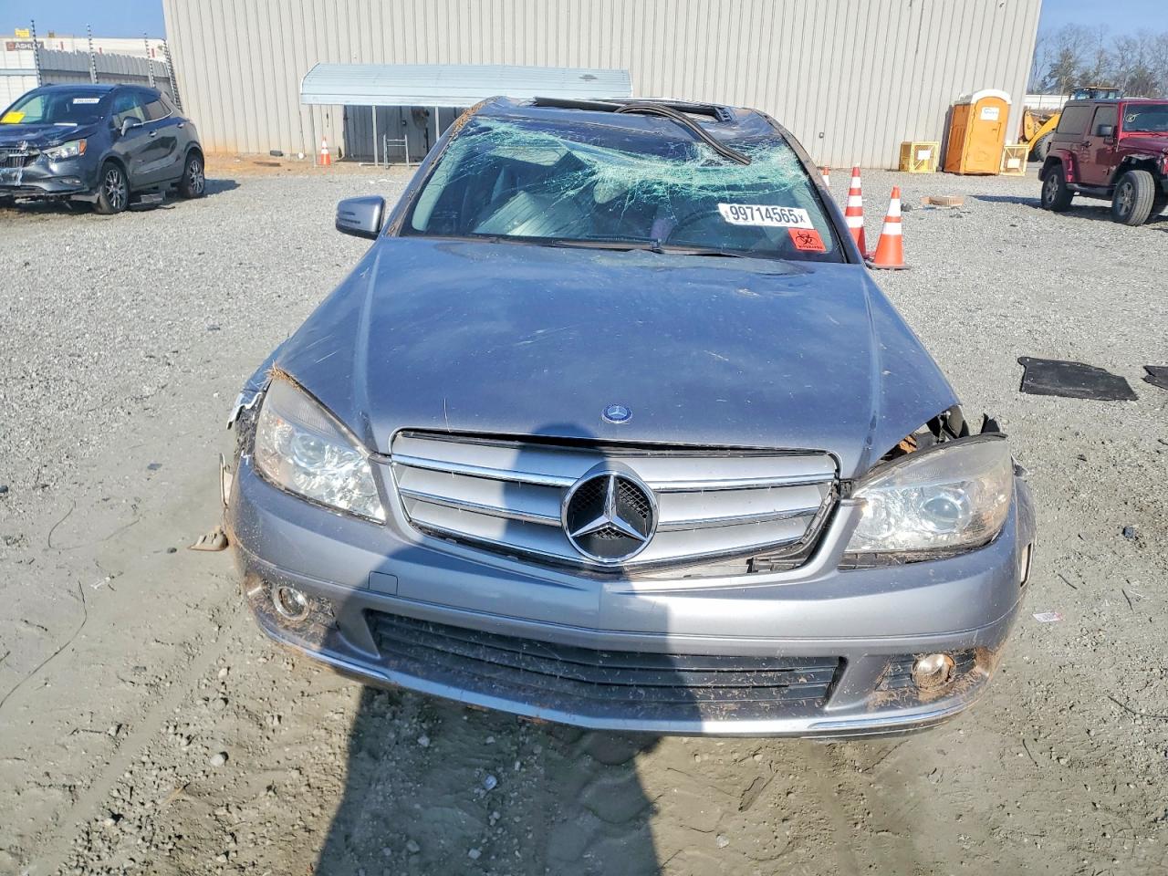 2011 Mercedes-benz C 300 Серебряный vin: WDDGF5EB3BR181216