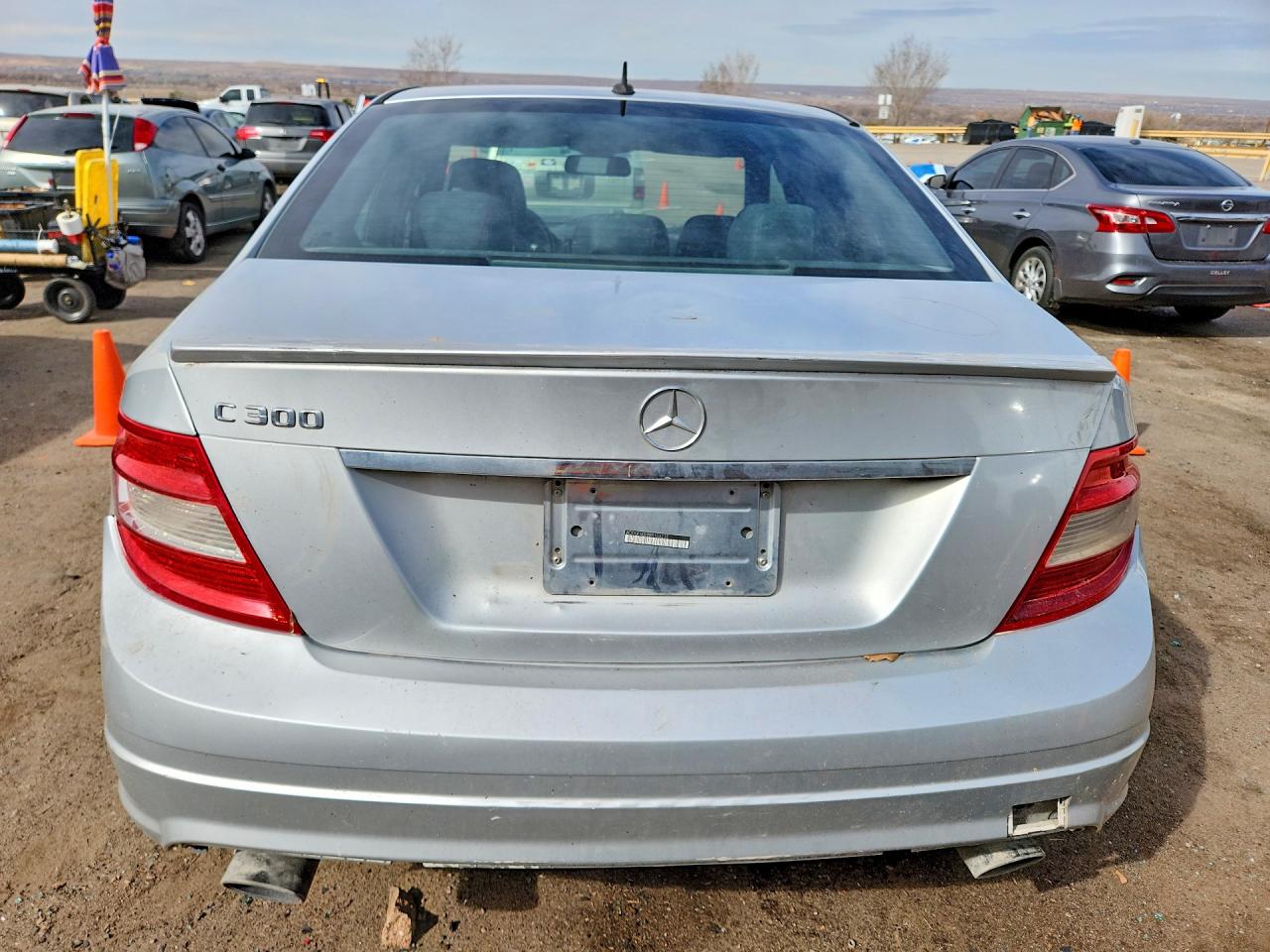 2010 Mercedes-benz C 300 Silver vin: WDDGF5EB4AF379965
