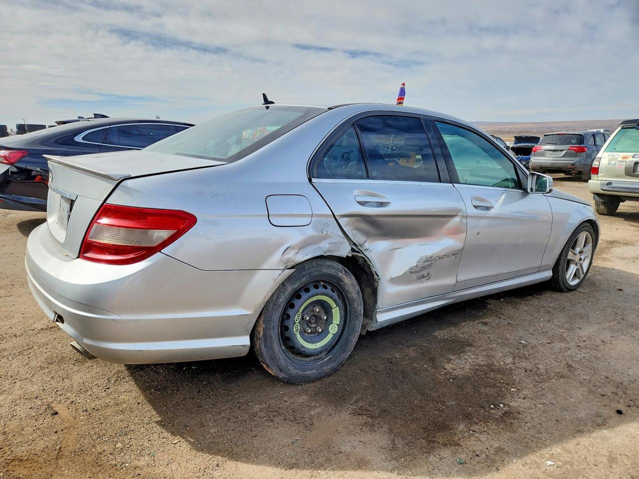 2010 Mercedes-benz C 300 Silver vin: WDDGF5EB4AF379965