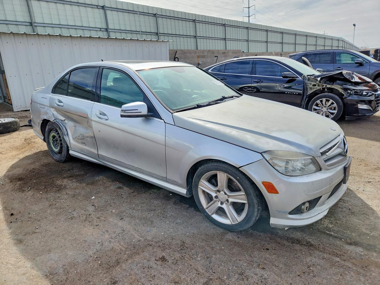 2010 Mercedes-benz C 300 Silver vin: WDDGF5EB4AF379965