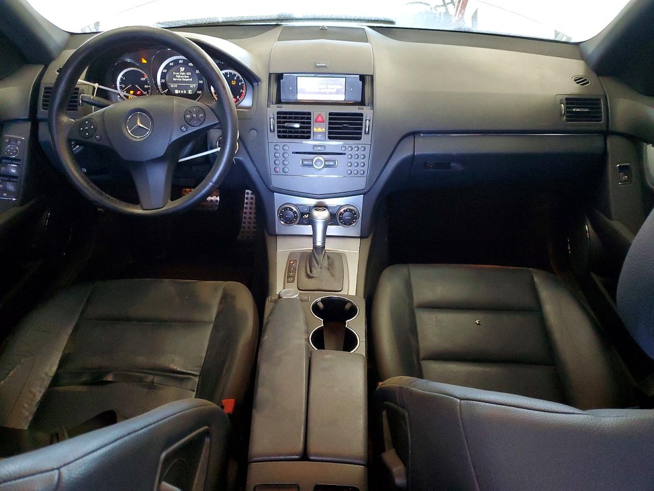 2010 Mercedes-benz C 300 White vin: WDDGF5EB4AR099266