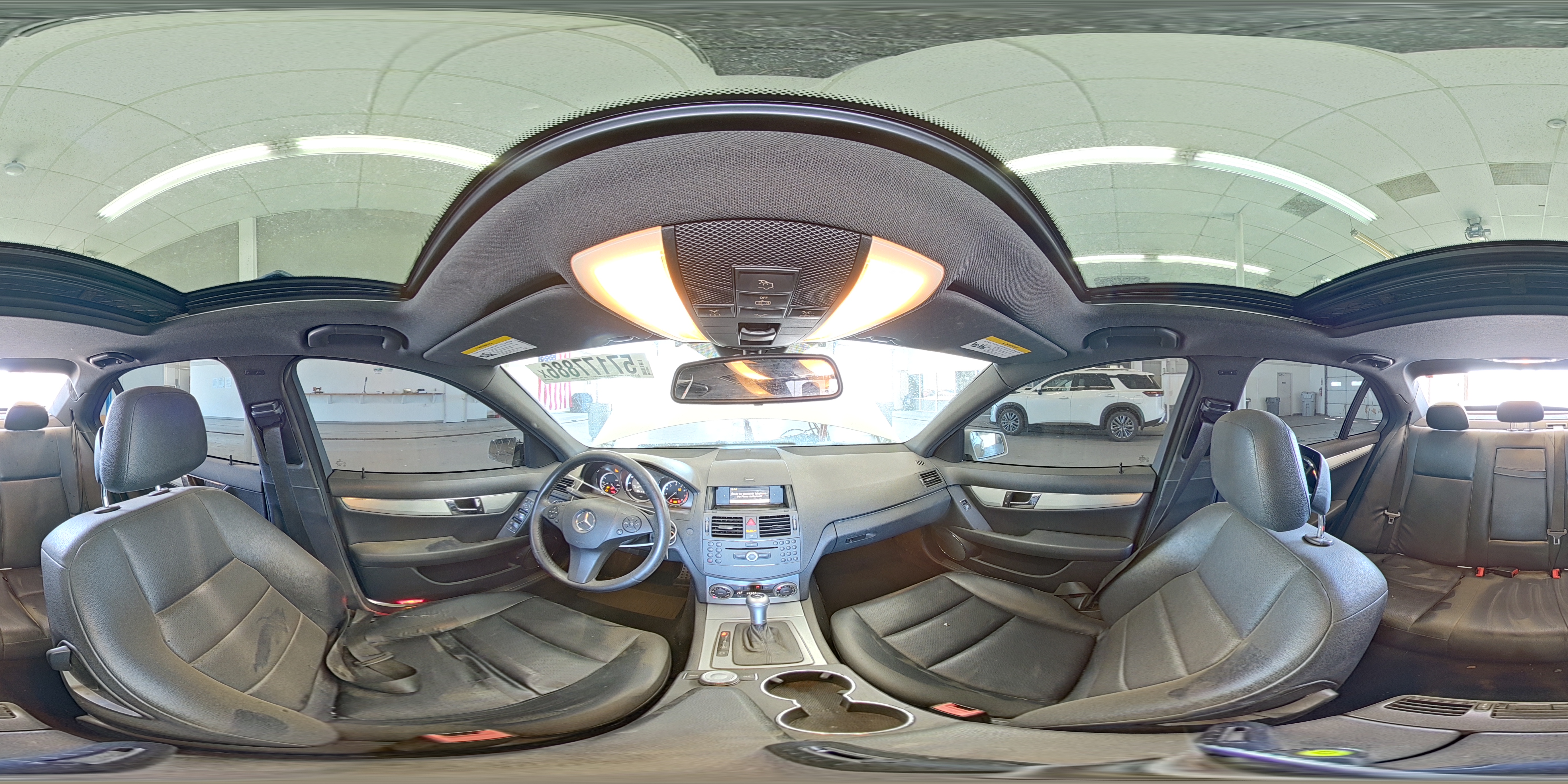2010 Mercedes-benz C 300 White vin: WDDGF5EB4AR099266