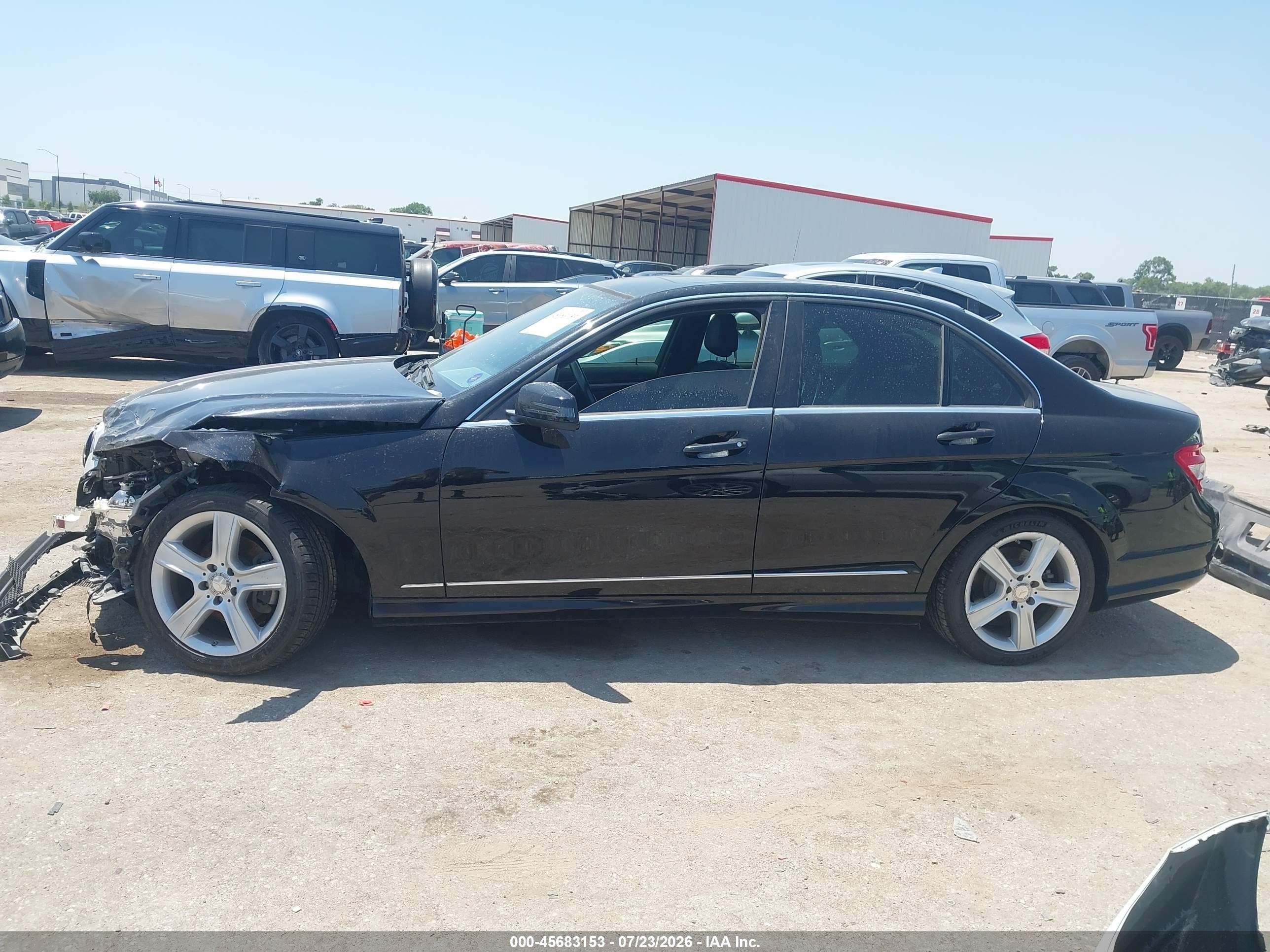 2011 Mercedes-benz C 300 Sport Black vin: WDDGF5EB4BA465968