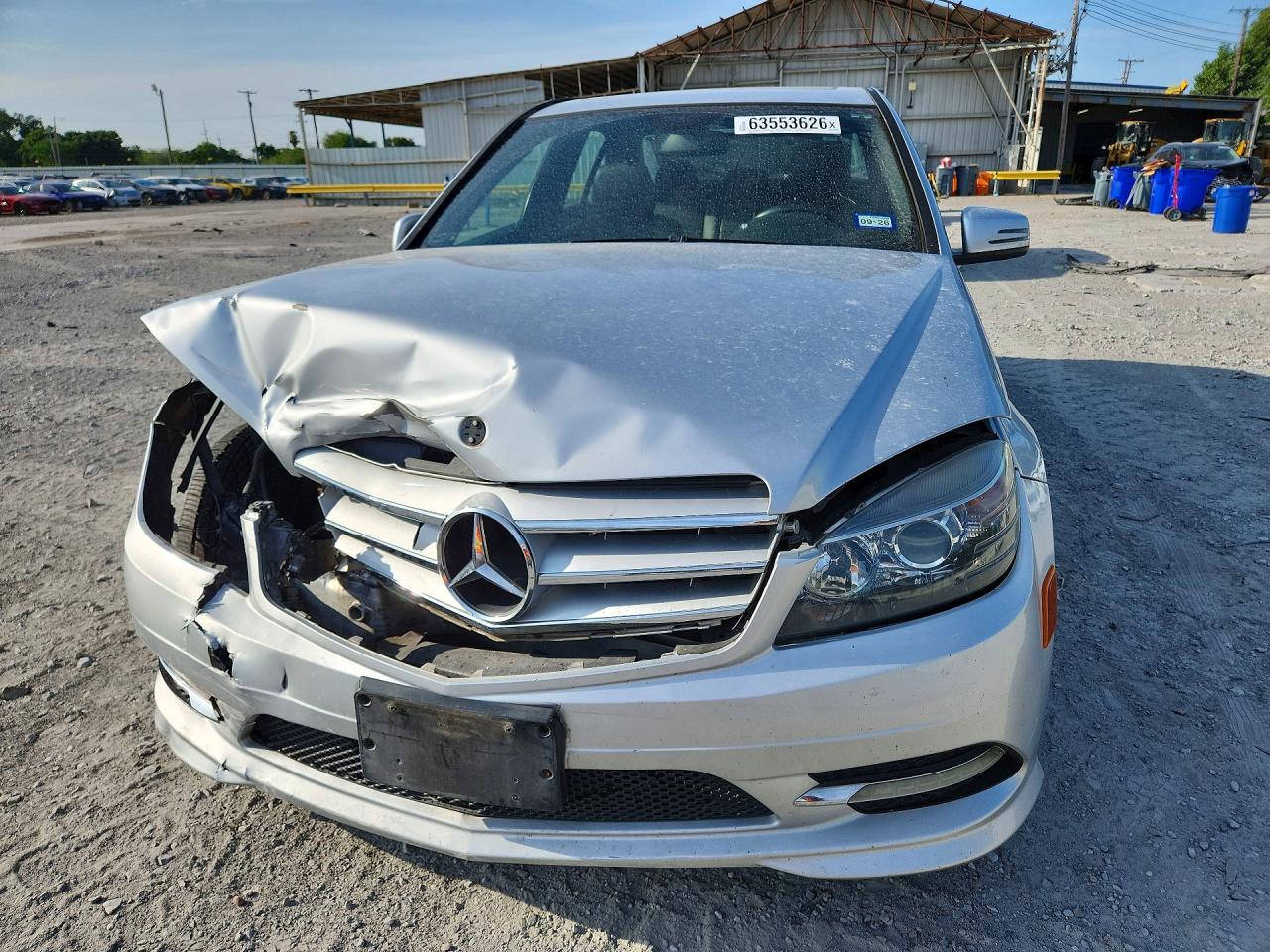 2011 Mercedes-benz C 300 Silver vin: WDDGF5EB4BA507779