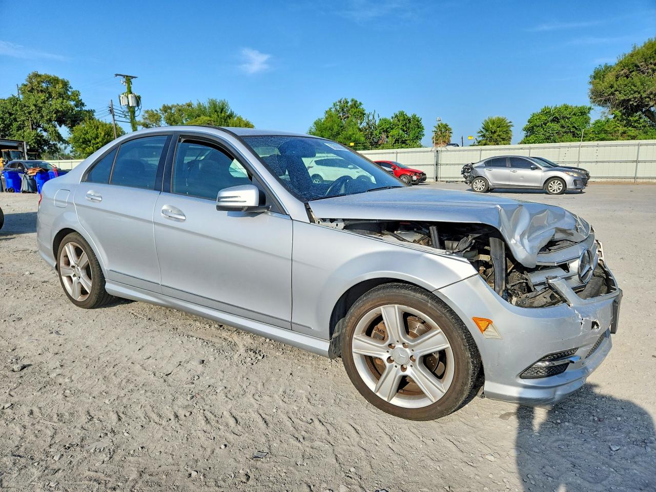 2011 Mercedes-benz C 300 Silver vin: WDDGF5EB4BA507779