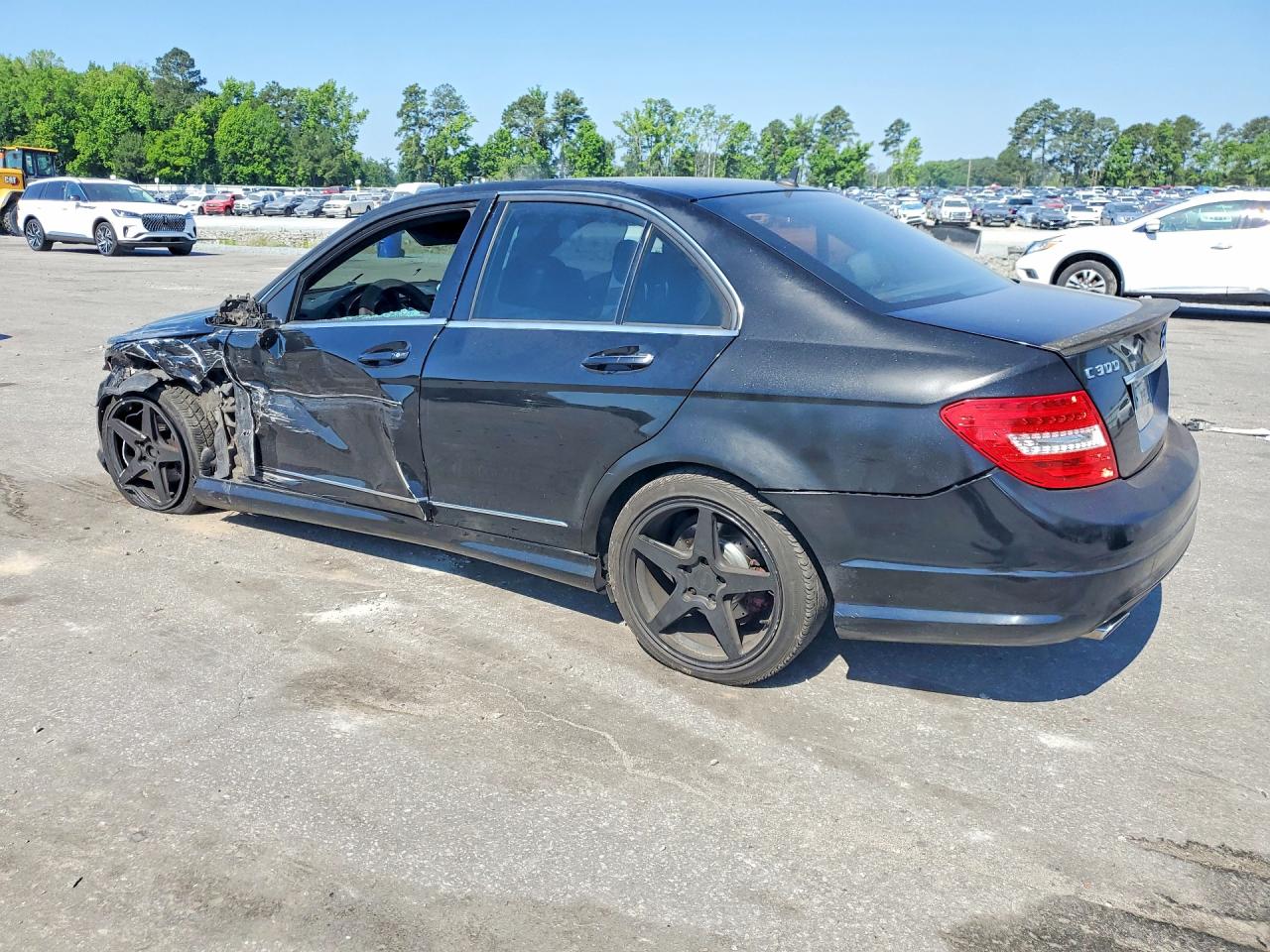 2010 Mercedes-benz C 300 Black vin: WDDGF5EB5AA392432