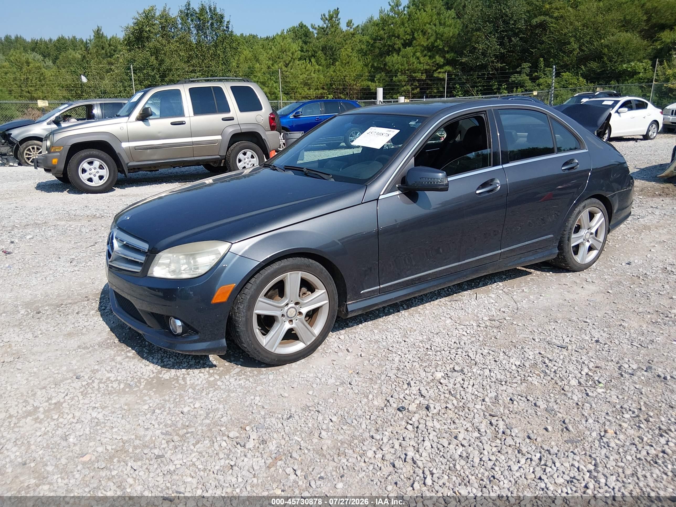 2010 Mercedes-benz C 300 Luxury/sport Черный vin: WDDGF5EB5AF475684