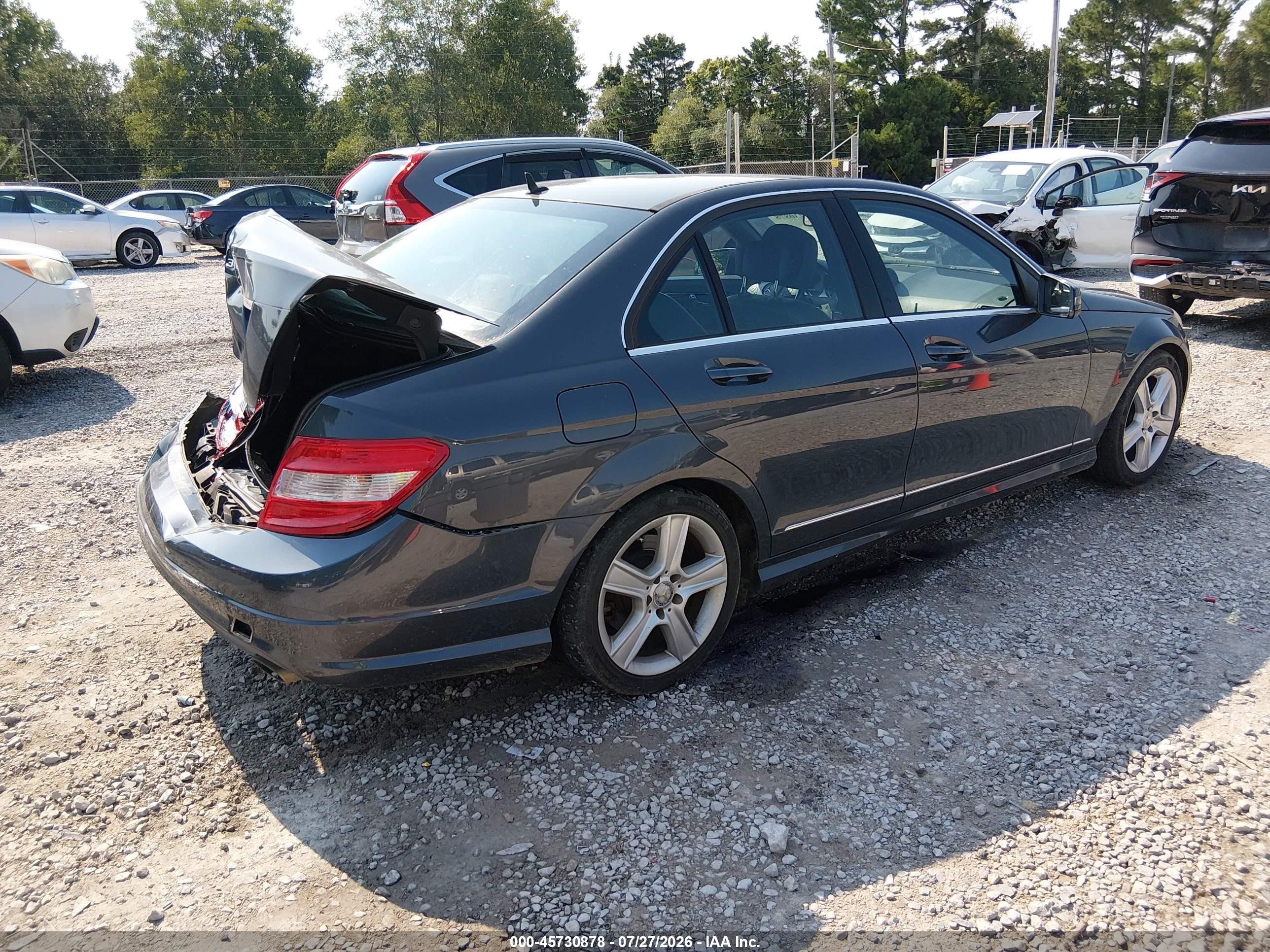 2010 Mercedes-benz C 300 Luxury/sport Черный vin: WDDGF5EB5AF475684