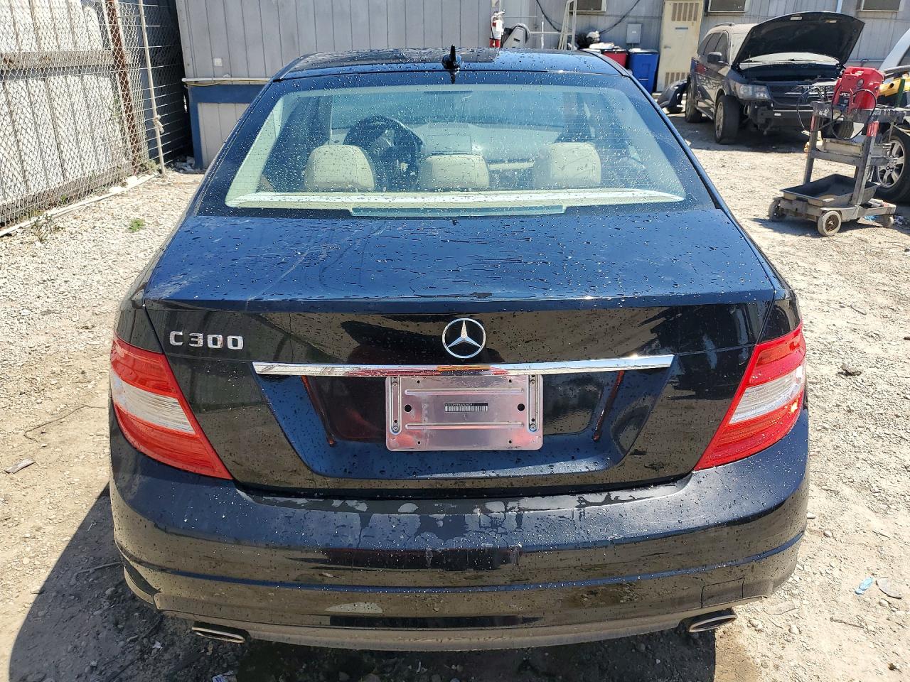 2010 Mercedes-benz C 300 Black vin: WDDGF5EB6AF430091