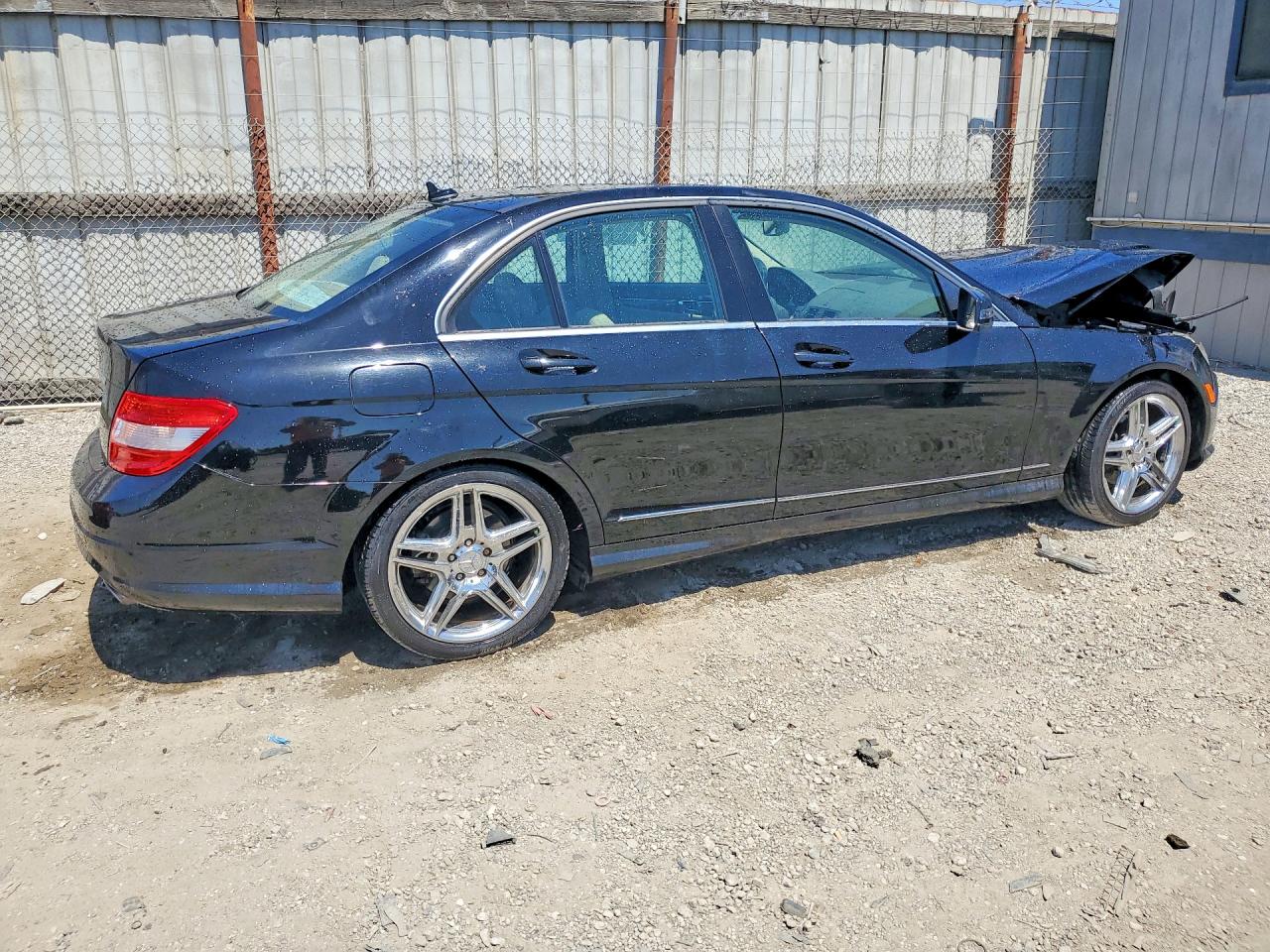 2010 Mercedes-benz C 300 Black vin: WDDGF5EB6AF430091