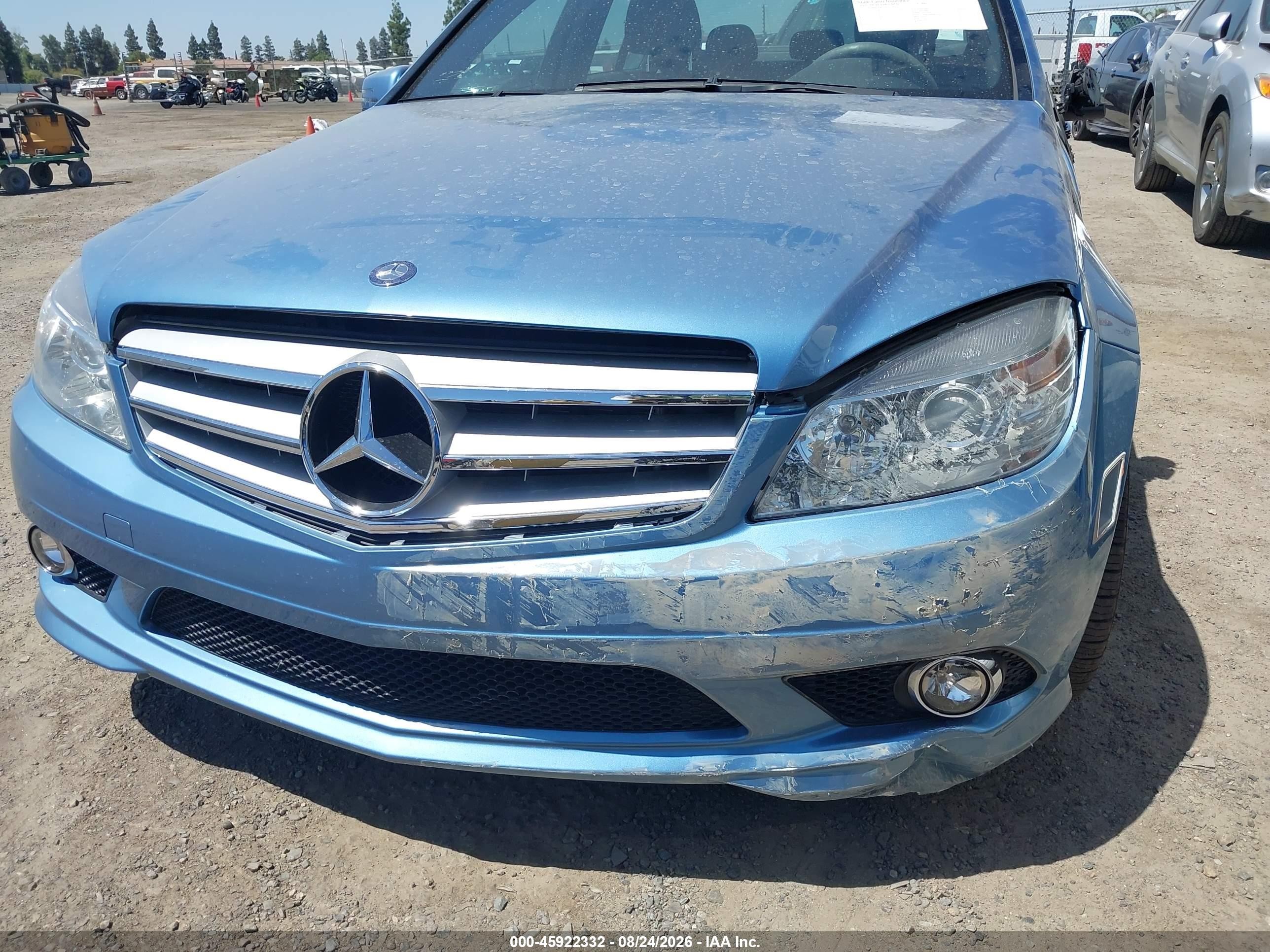2010 Mercedes-benz C 300 Luxury/sport Light Blue vin: WDDGF5EB6AR101292