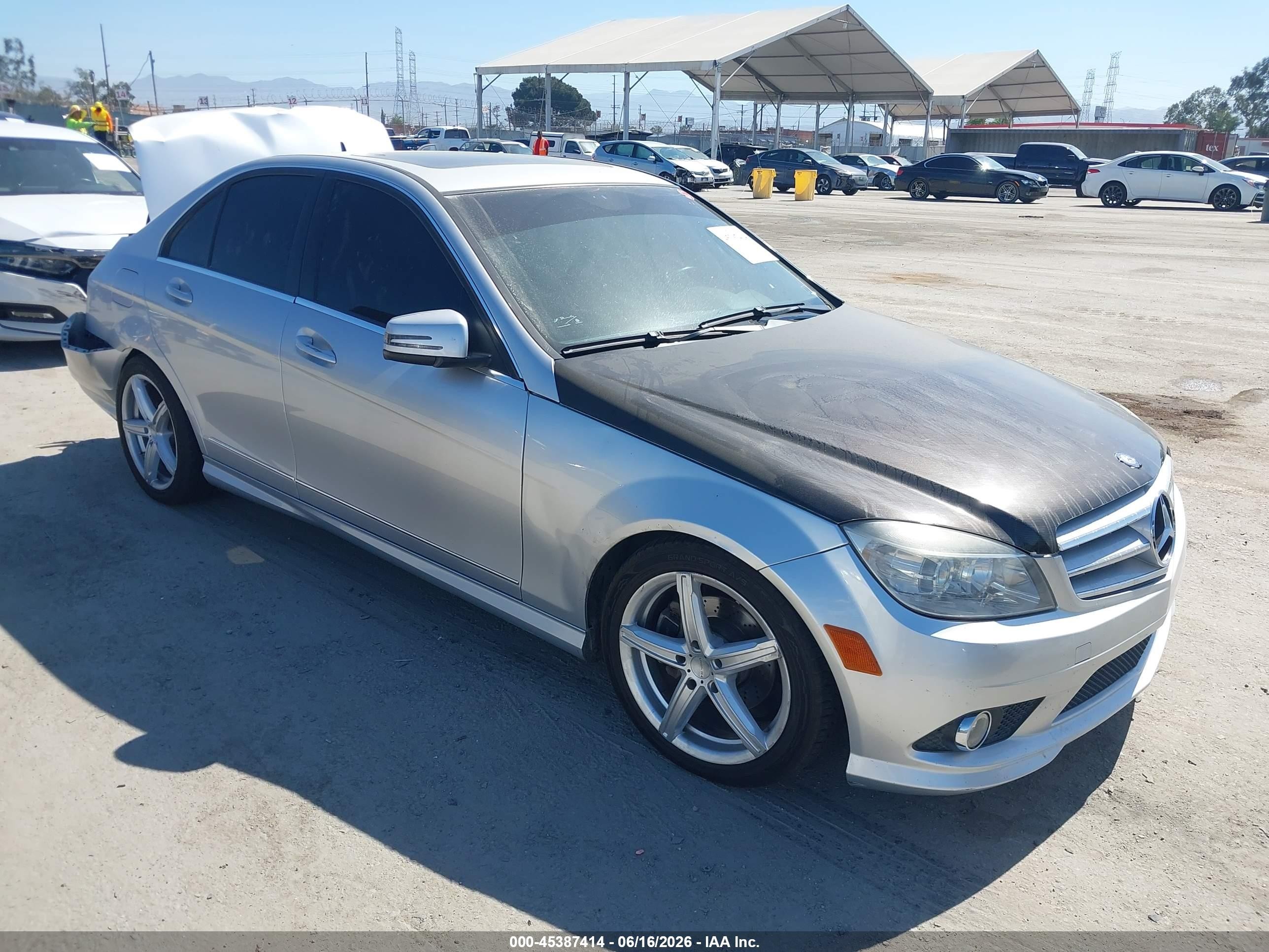 2010 Mercedes-benz C 300 Luxury/sport Gray vin: WDDGF5EB6AR110770