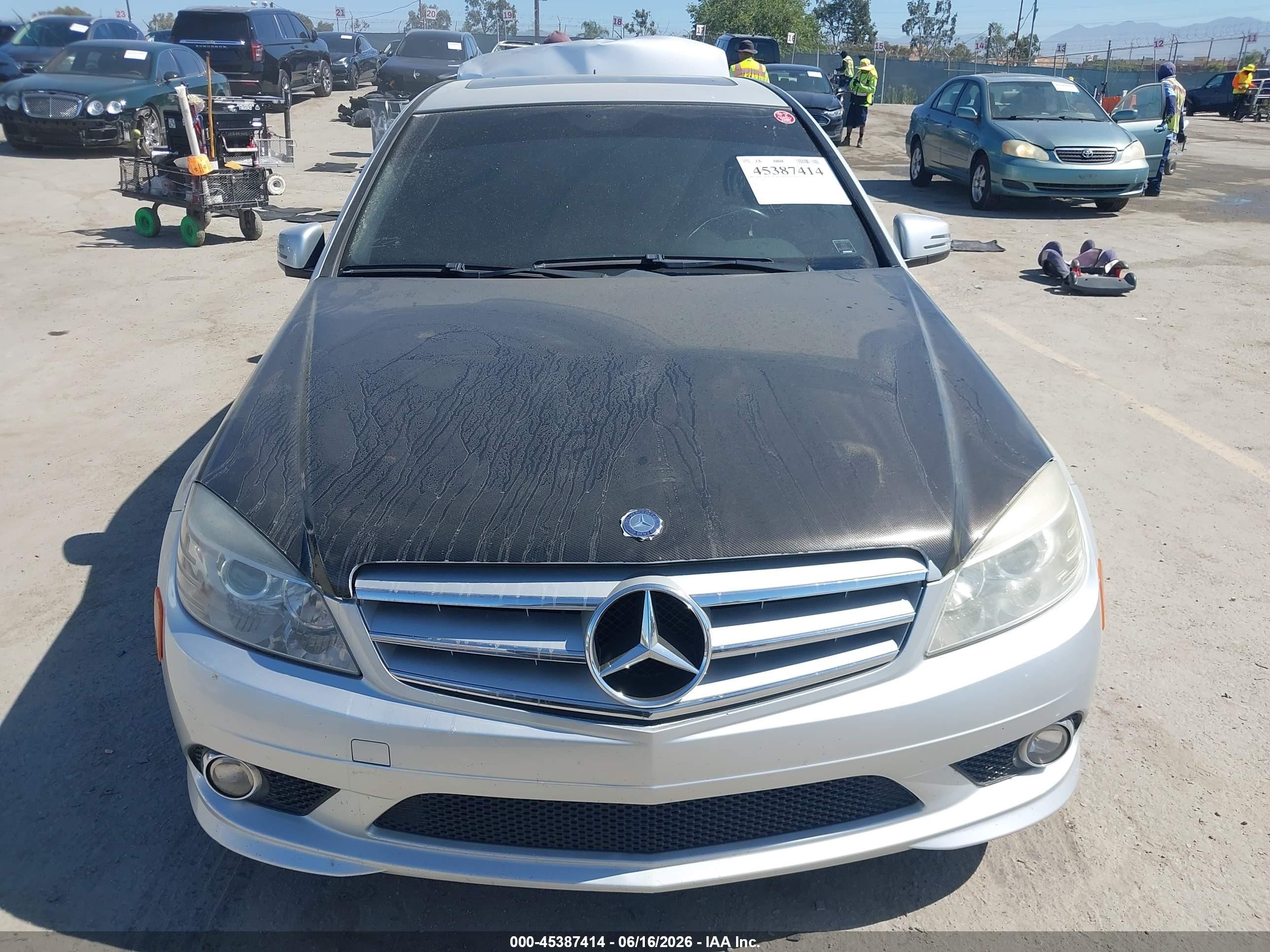 2010 Mercedes-benz C 300 Luxury/sport Gray vin: WDDGF5EB6AR110770