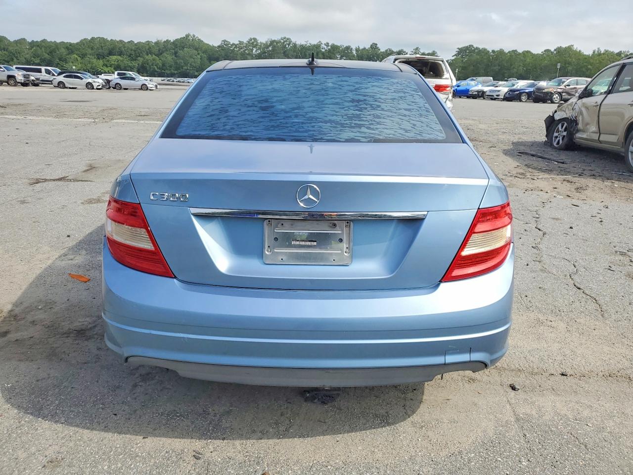 2010 Mercedes-benz C 300 Blue vin: WDDGF5EB6AR122918
