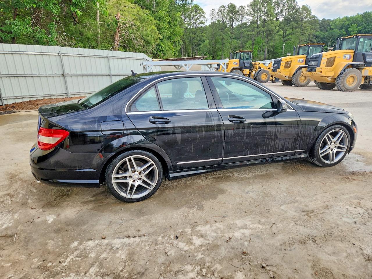 2010 Mercedes-benz C 300 Black vin: WDDGF5EB6AR123390