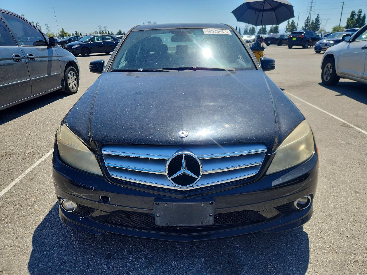 2010 Mercedes-benz C 300 Black vin: WDDGF5EB6AR128251