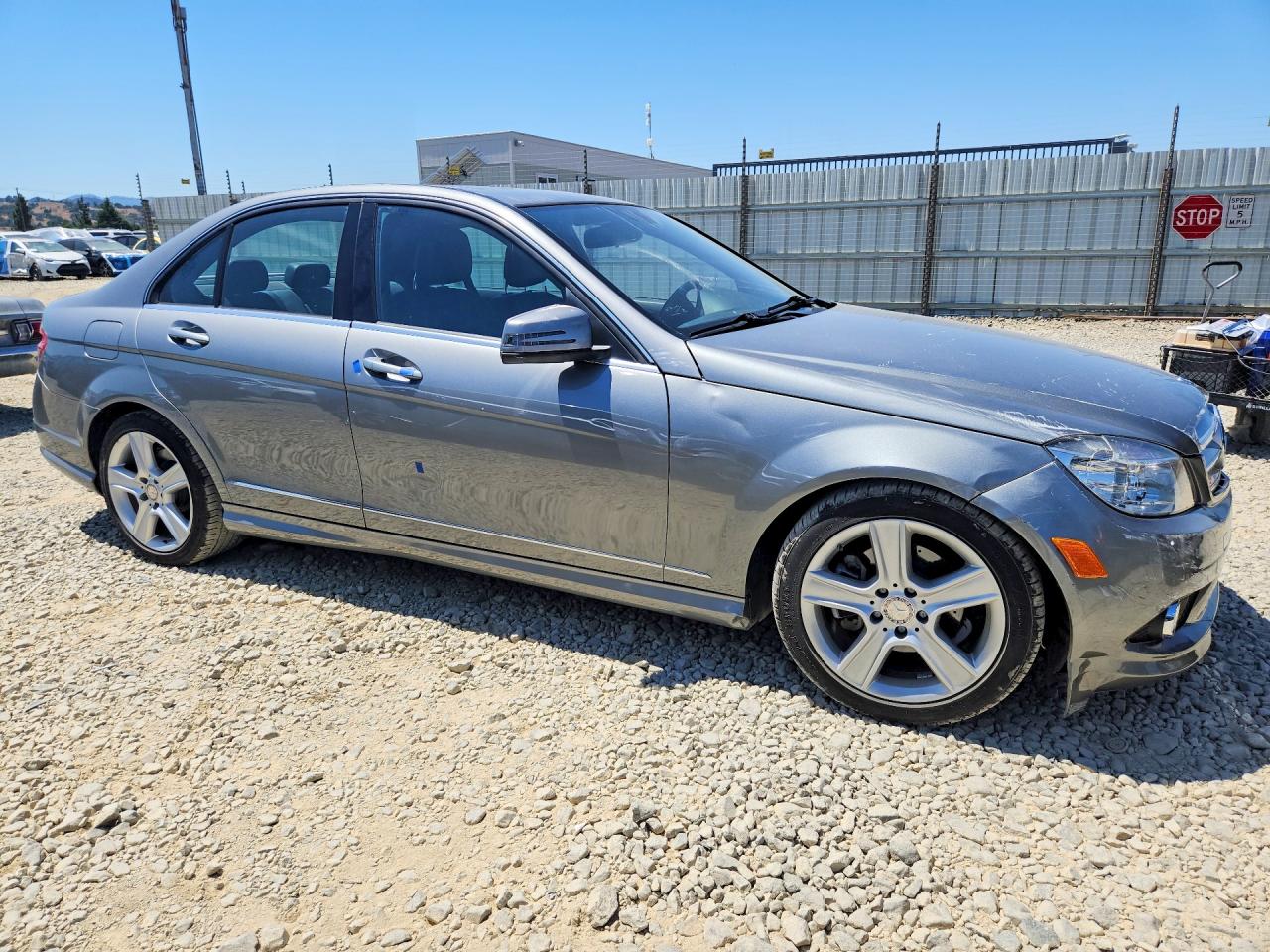 2010 Mercedes-benz C 300 Silver vin: WDDGF5EB6AR130338