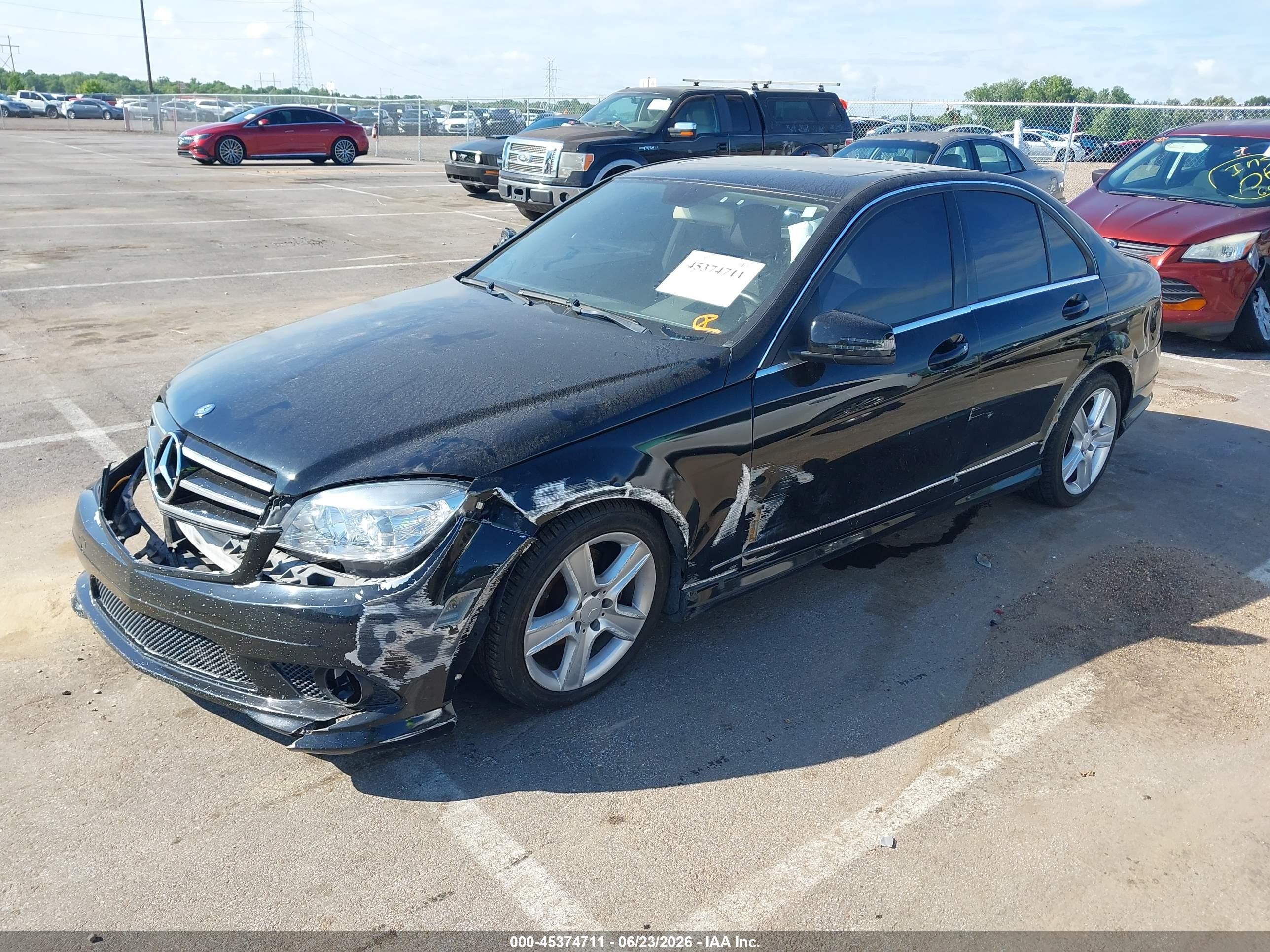 2011 Mercedes-benz C 300 Sport Black vin: WDDGF5EB6BR157735