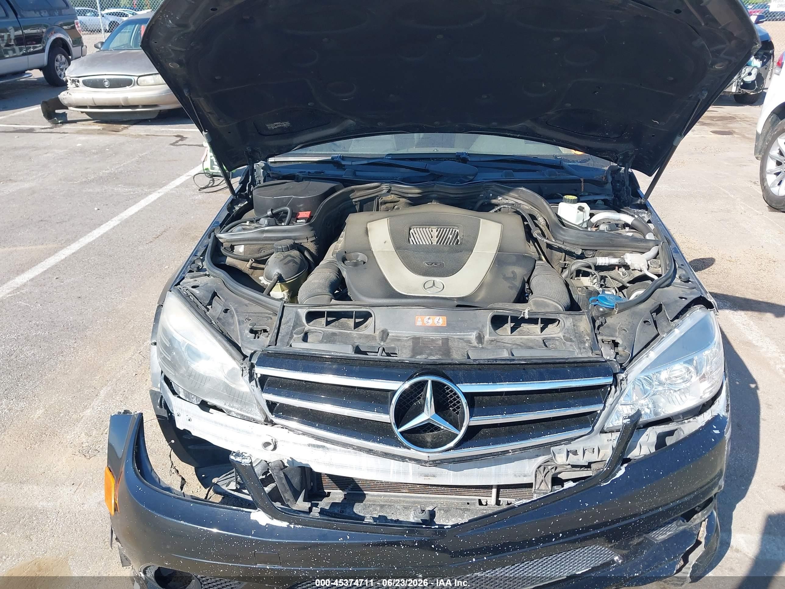 2011 Mercedes-benz C 300 Sport Black vin: WDDGF5EB6BR157735