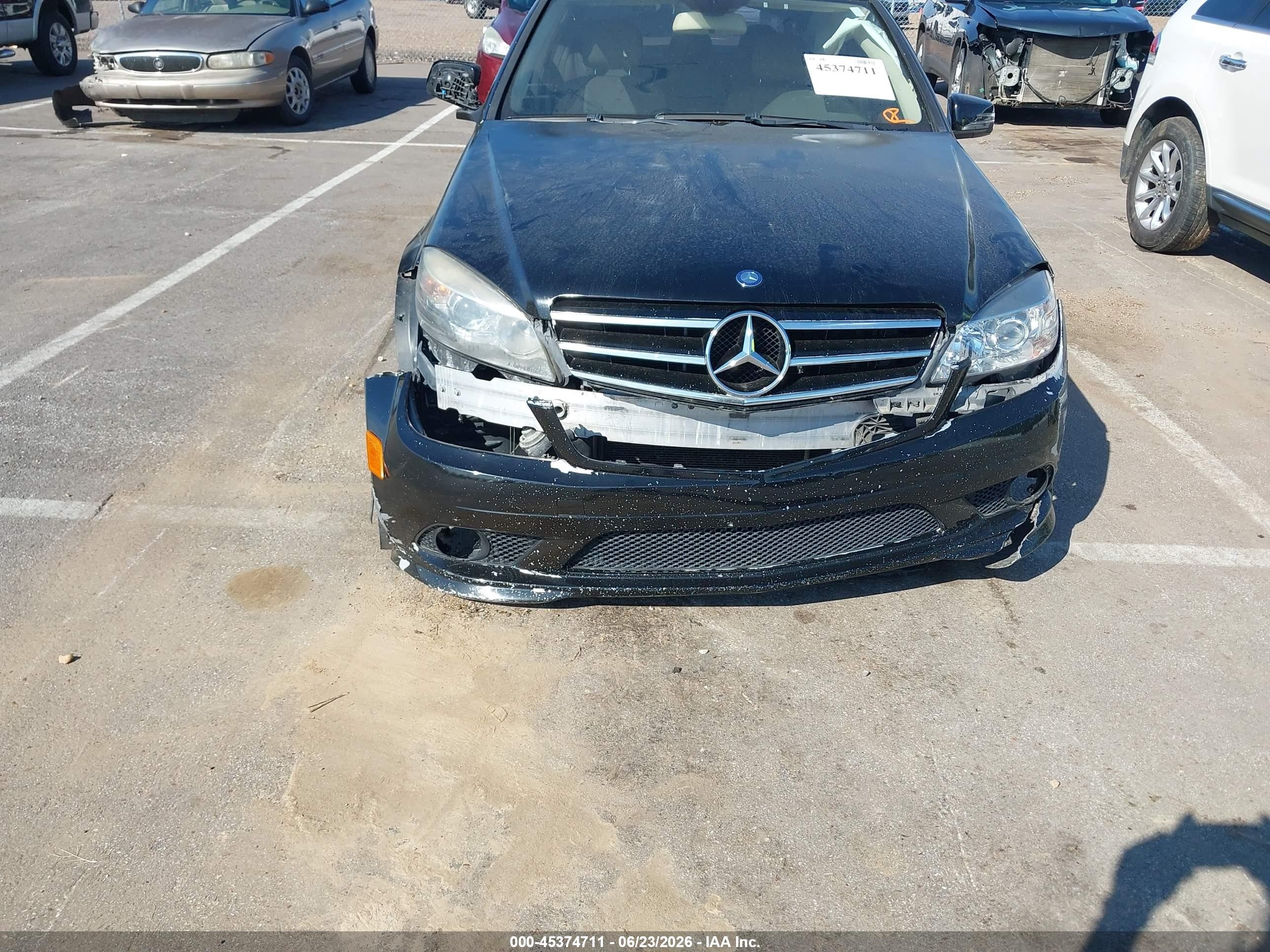 2011 Mercedes-benz C 300 Sport Black vin: WDDGF5EB6BR157735