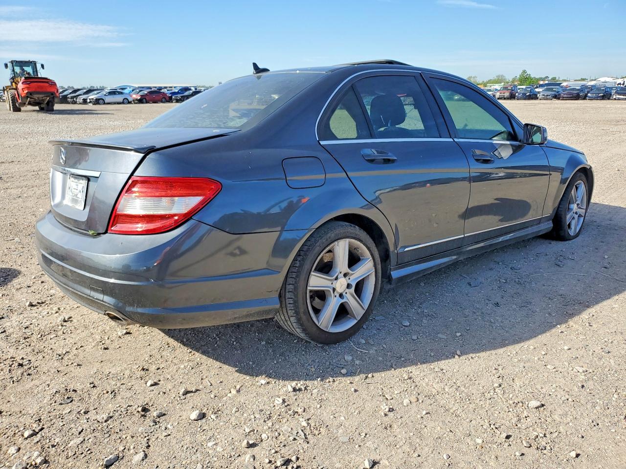 2010 Mercedes-benz C 300 Gray vin: WDDGF5EB7AA403169